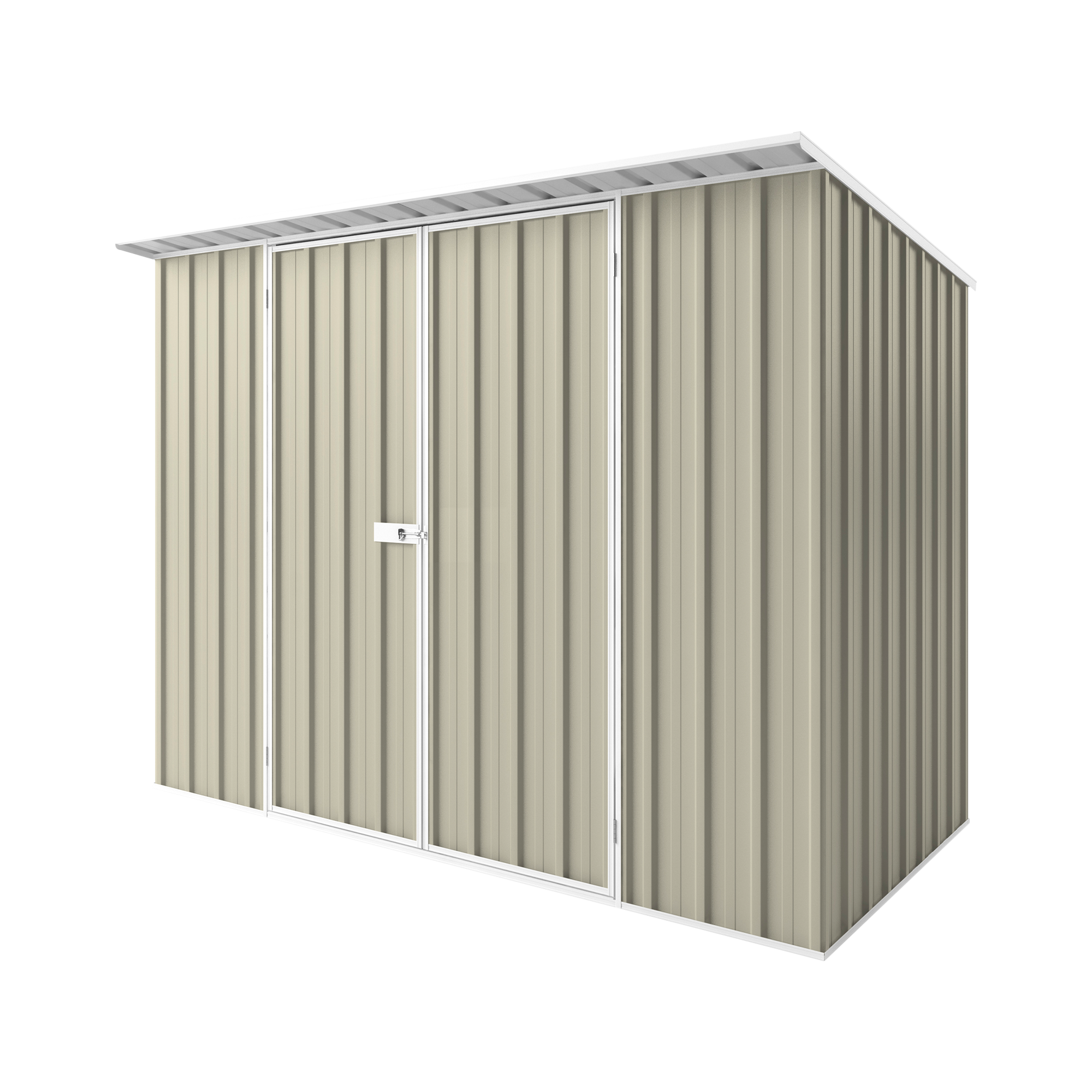 3m x 1.5m x 2.1m Skillion Roof Garden Shed