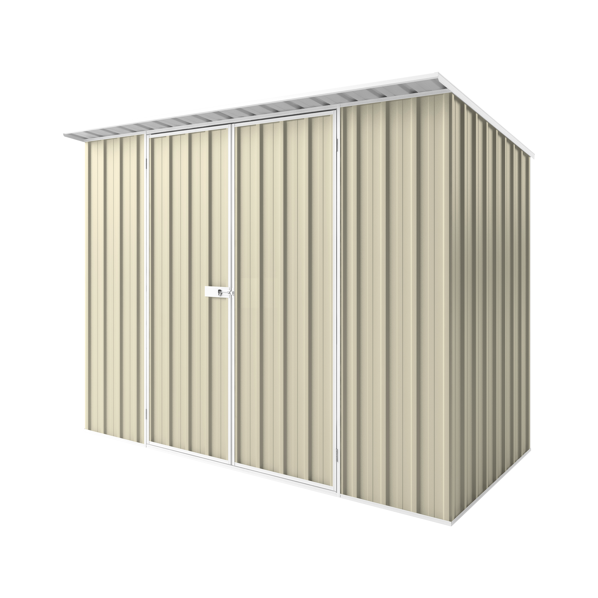 3m x 1.5m x 2.1m Skillion Roof Garden Shed