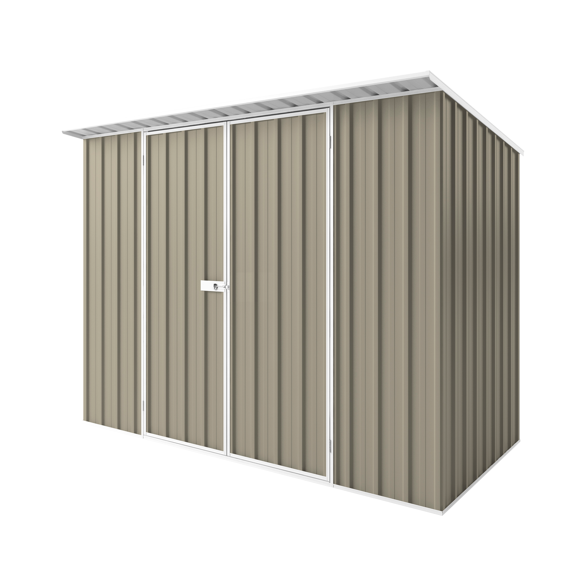 3m x 1.5m x 2.1m Skillion Roof Garden Shed