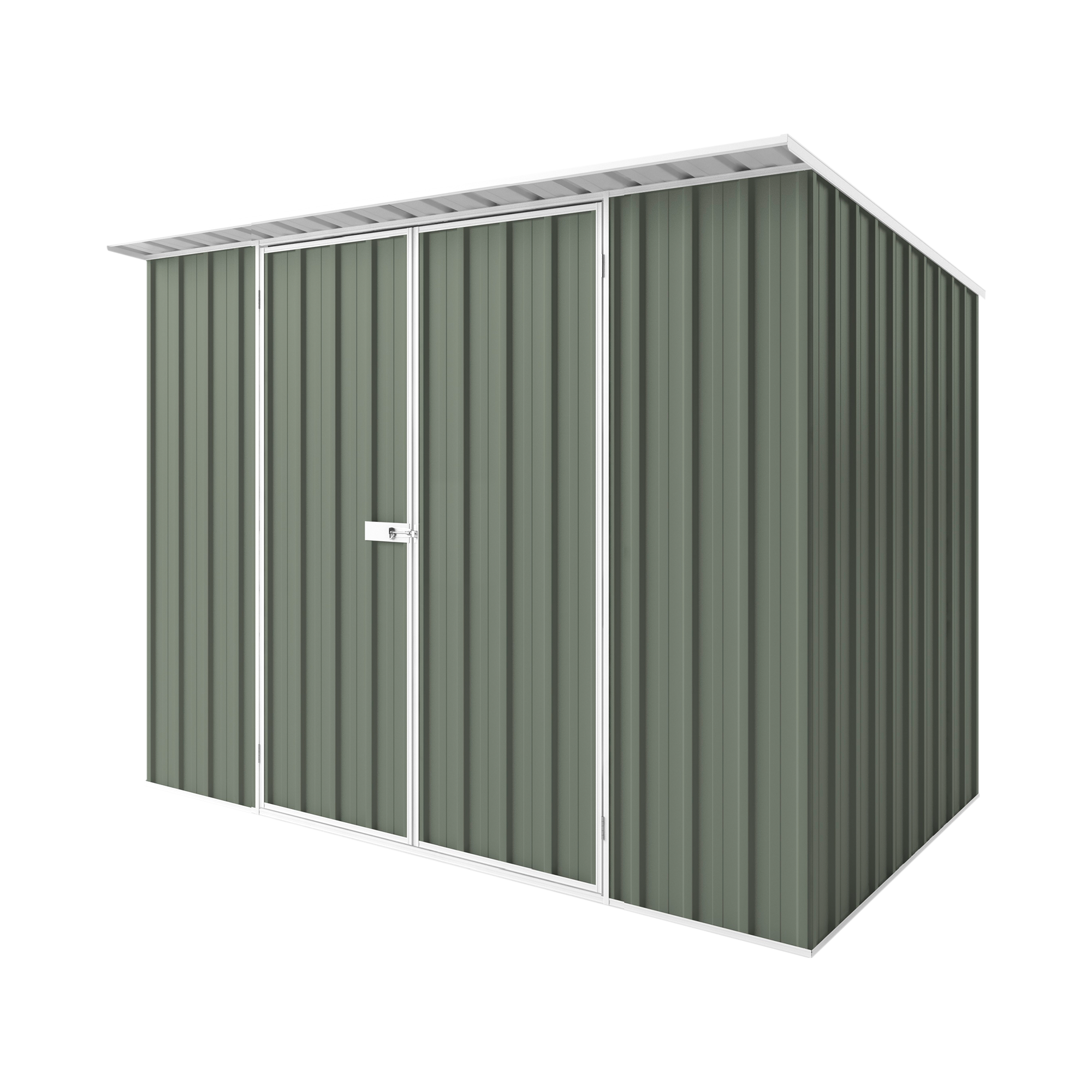 3m x 1.9m x 2.1m Skillion Roof Garden Shed