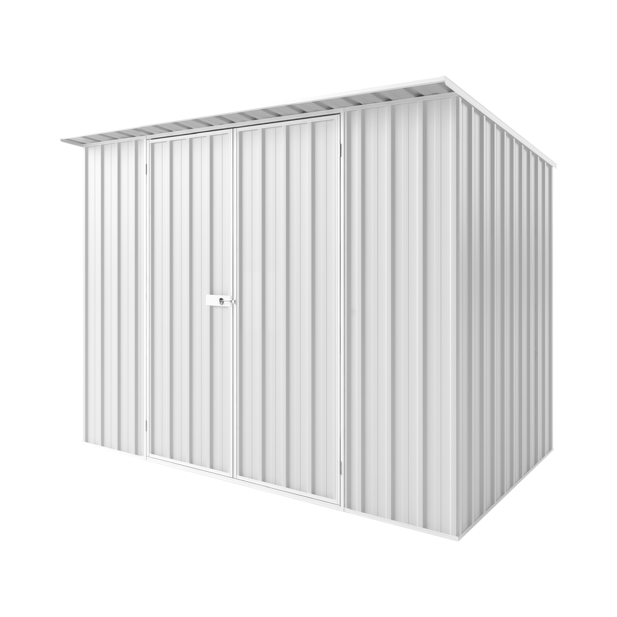 3m x 1.9m x 2.1m Skillion Roof Garden Shed