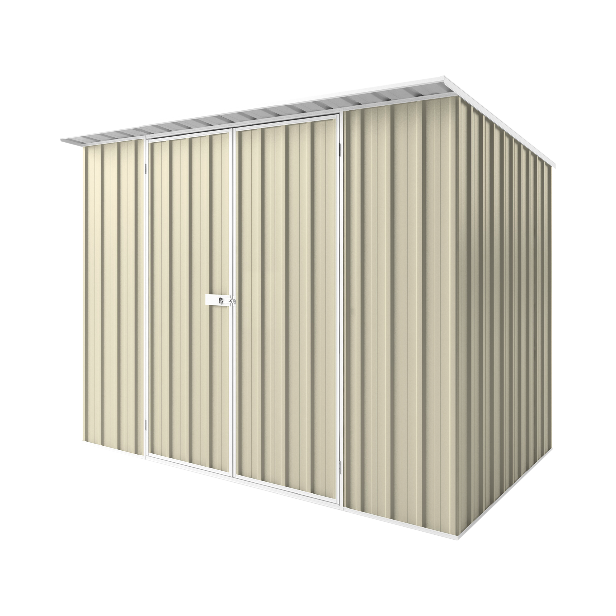 3m x 1.9m x 2.1m Skillion Roof Garden Shed