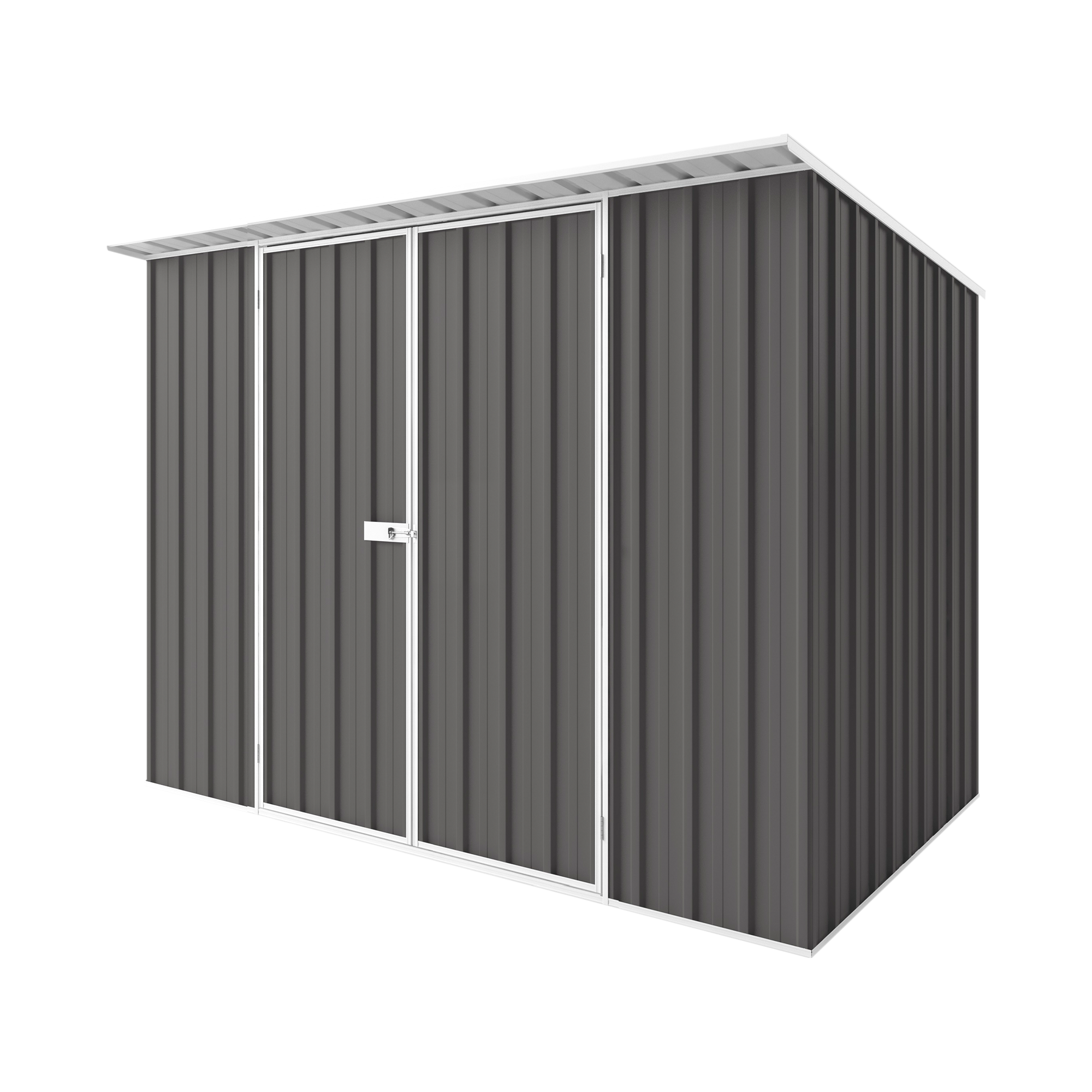 3m x 1.9m x 2.1m Skillion Roof Garden Shed