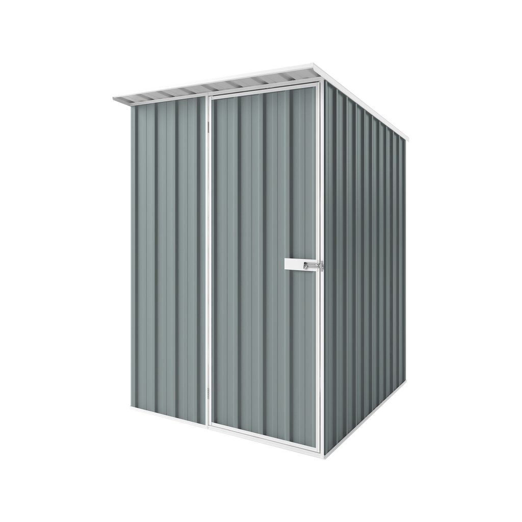 1.5m x 1.9m x 2.1m Skillion Roof Garden Shed