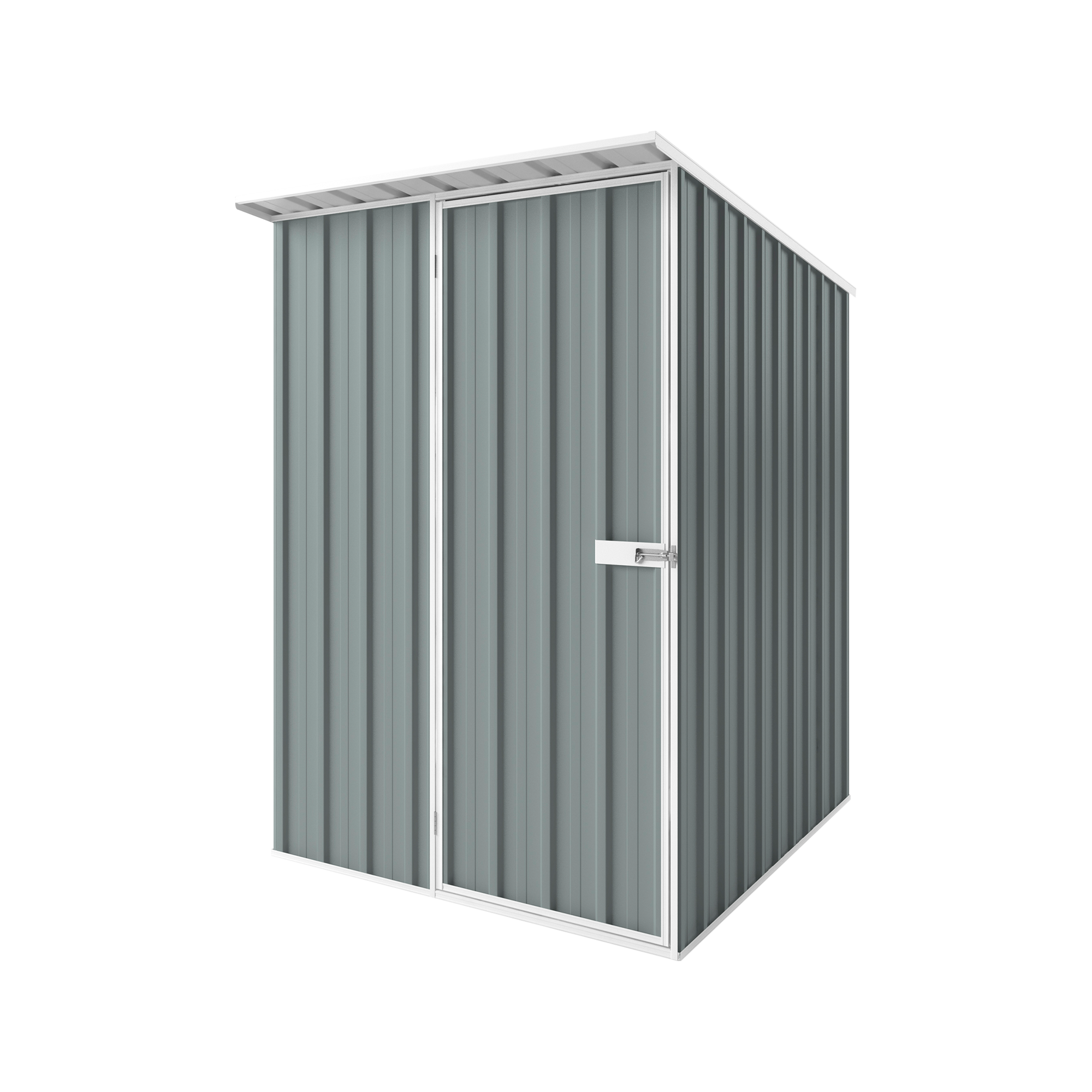 1.5m x 1.9m x 2.1m Skillion Roof Garden Shed