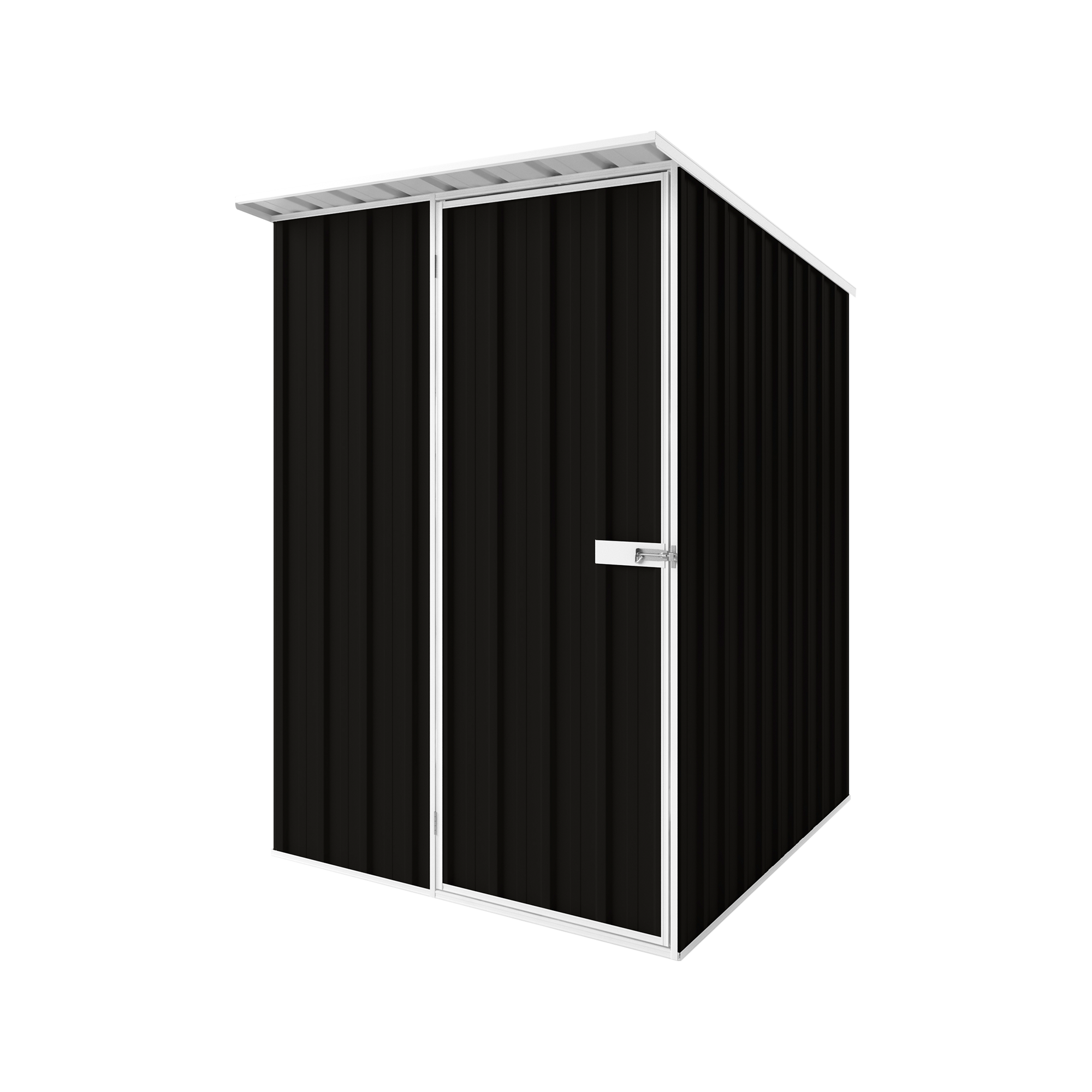 1.5m x 1.9m x 2.1m Skillion Roof Garden Shed
