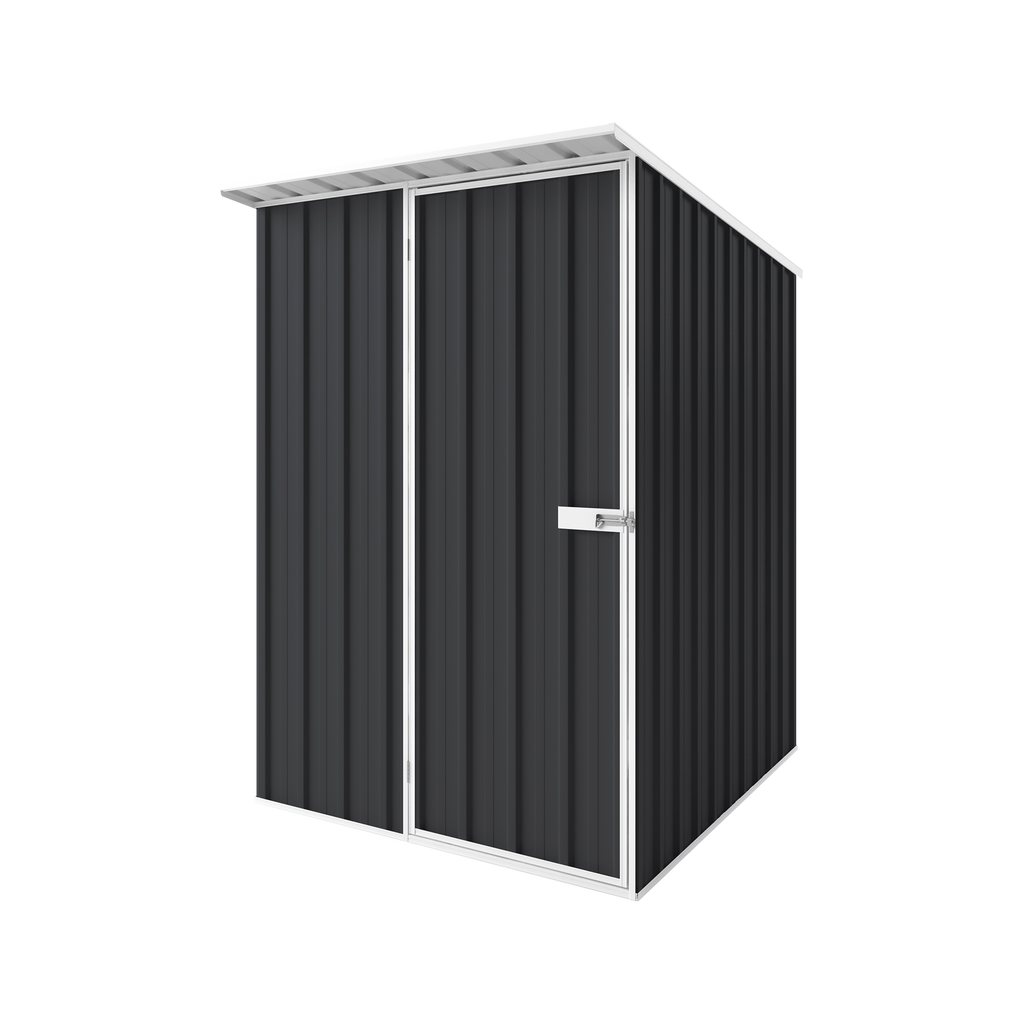 1.5m x 1.9m x 2.1m Skillion Roof Garden Shed