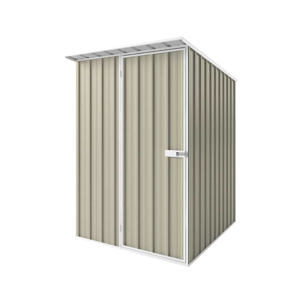 1.5m x 1.9m x 2.1m Skillion Roof Garden Shed