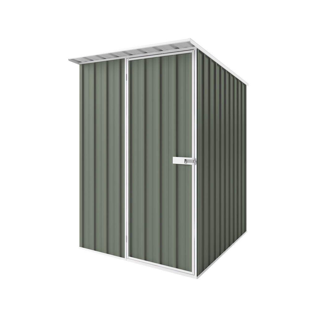 1.5m x 1.9m x 2.1m Skillion Roof Garden Shed