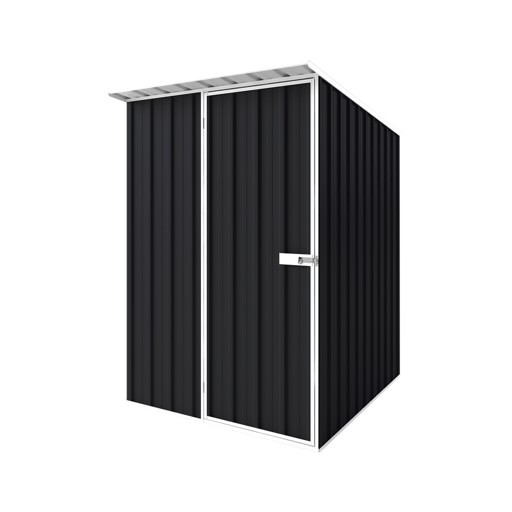 1.5m x 1.9m x 2.1m Skillion Roof Garden Shed