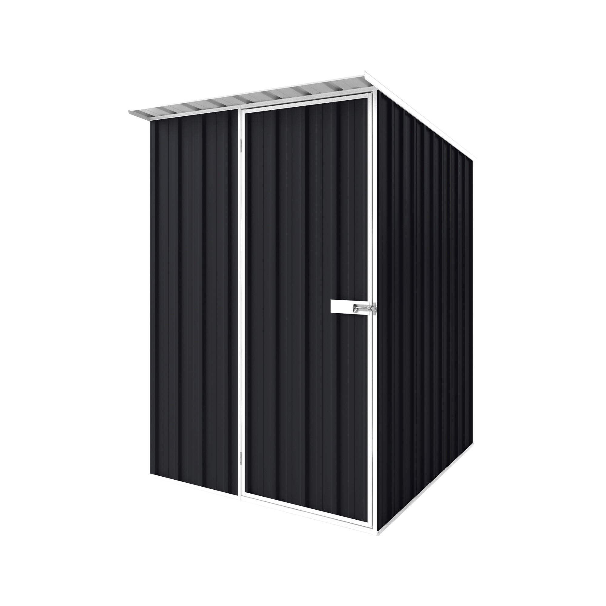 1.5m x 1.9m x 2.1m Skillion Roof Garden Shed