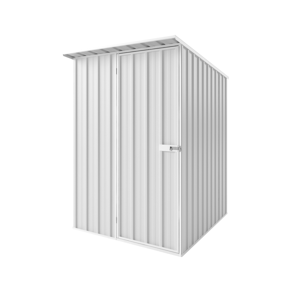 1.5m x 1.9m x 2.1m Skillion Roof Garden Shed