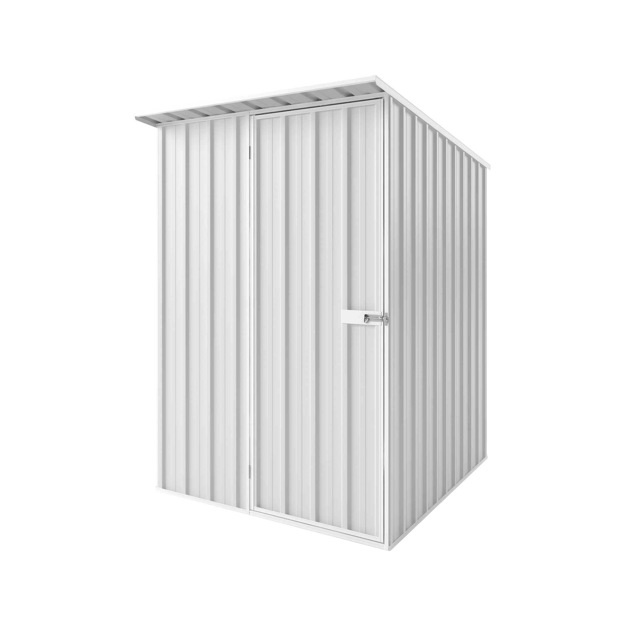 1.5m x 1.9m x 2.1m Skillion Roof Garden Shed