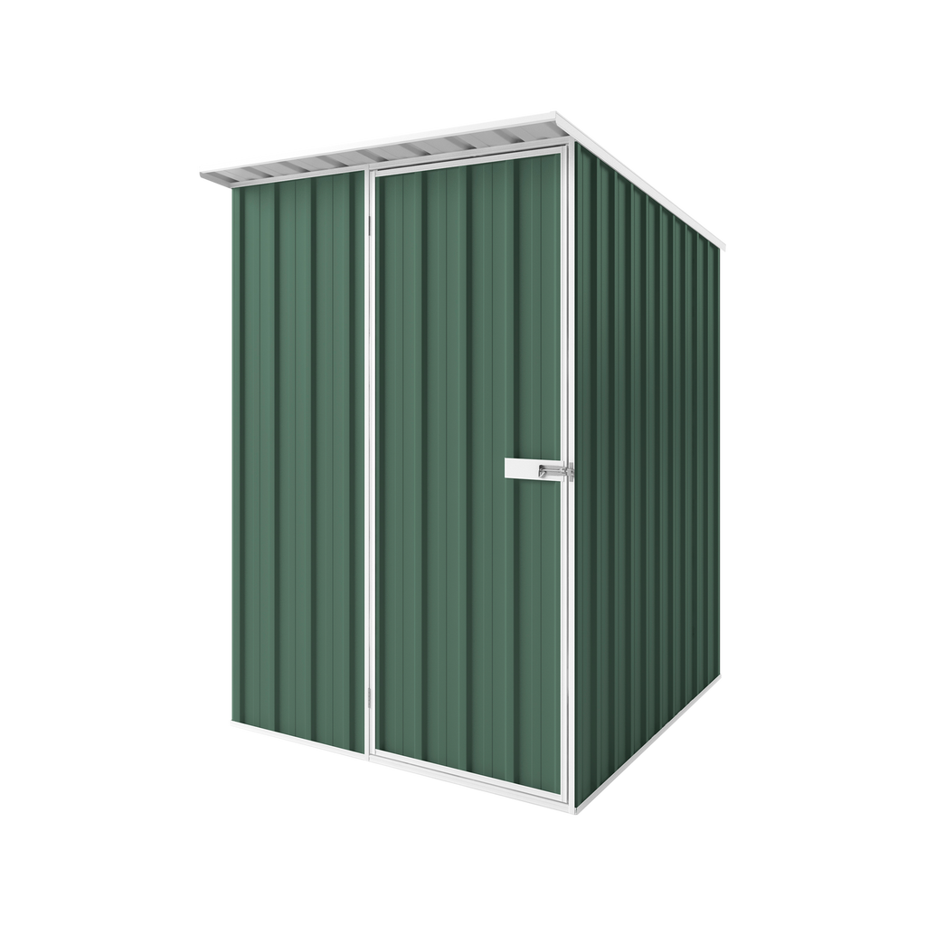 1.5m x 1.9m x 2.1m Skillion Roof Garden Shed