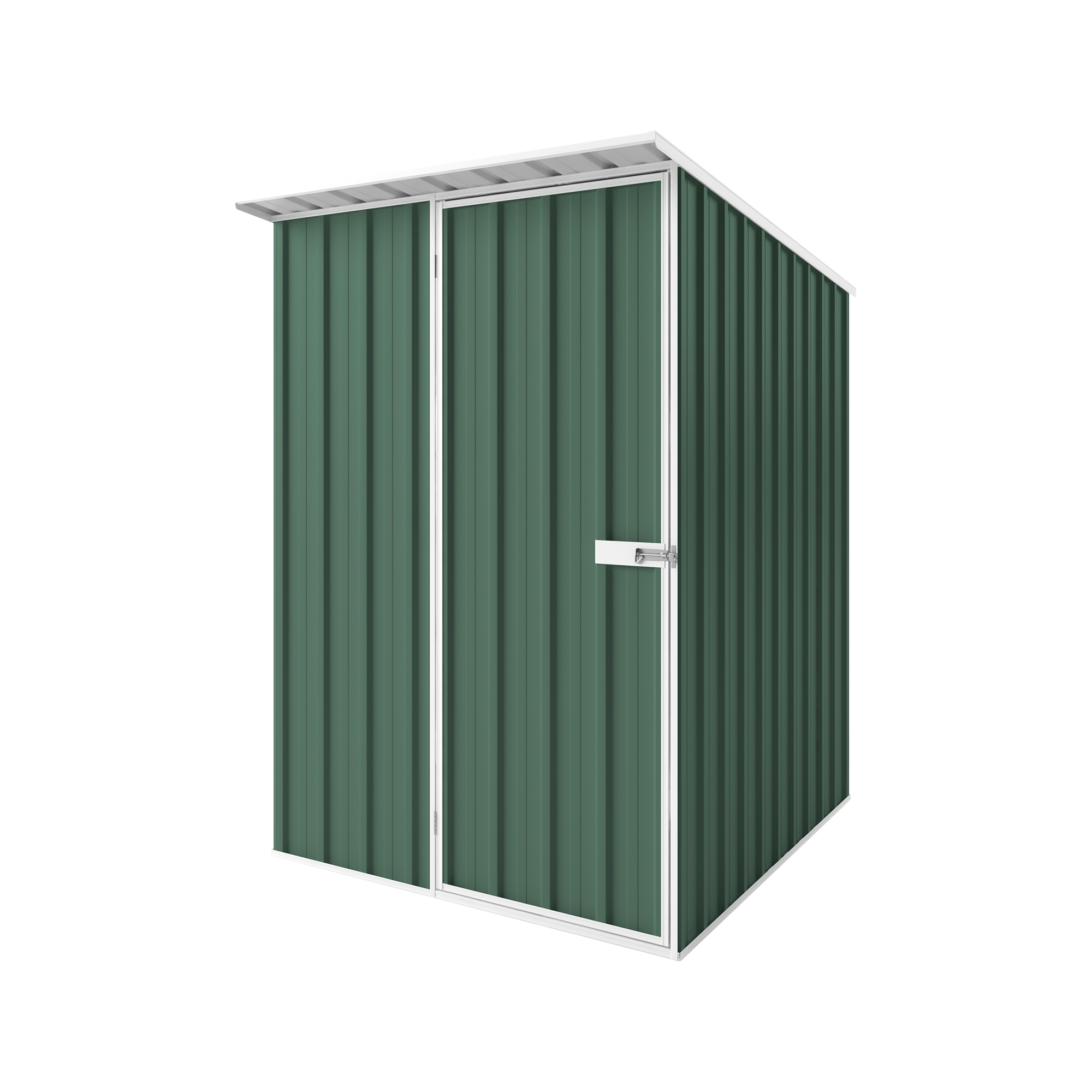 1.5m x 1.9m x 2.1m Skillion Roof Garden Shed