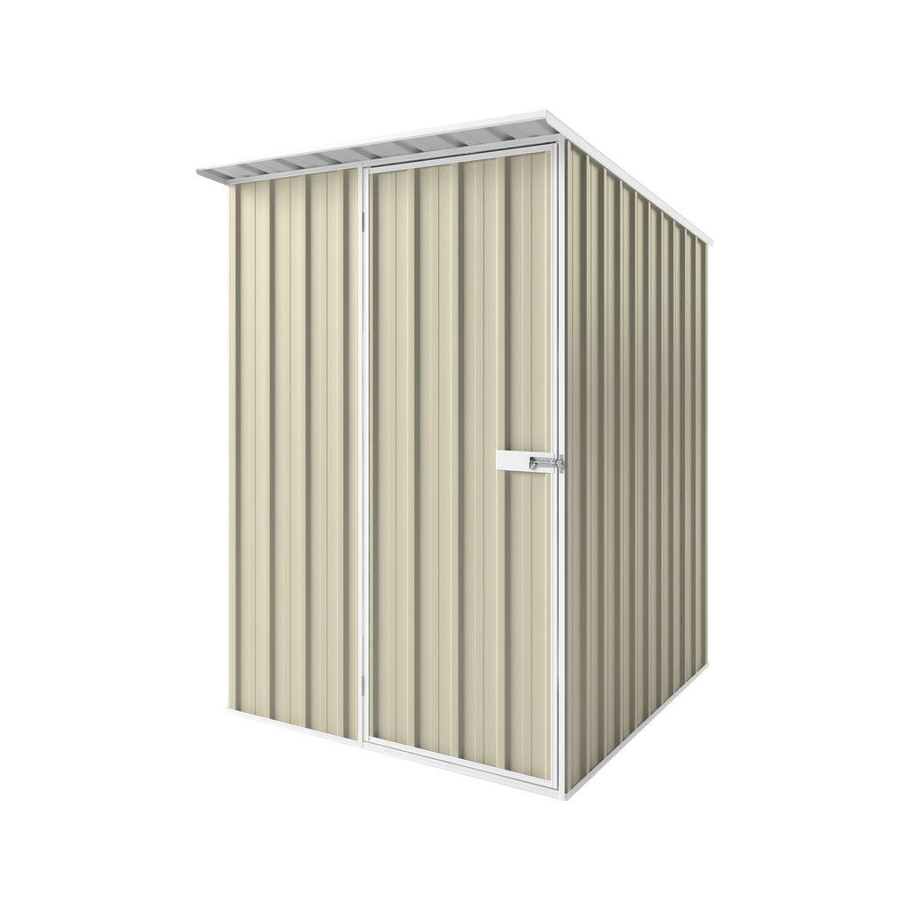 1.5m x 1.9m x 2.1m Skillion Roof Garden Shed