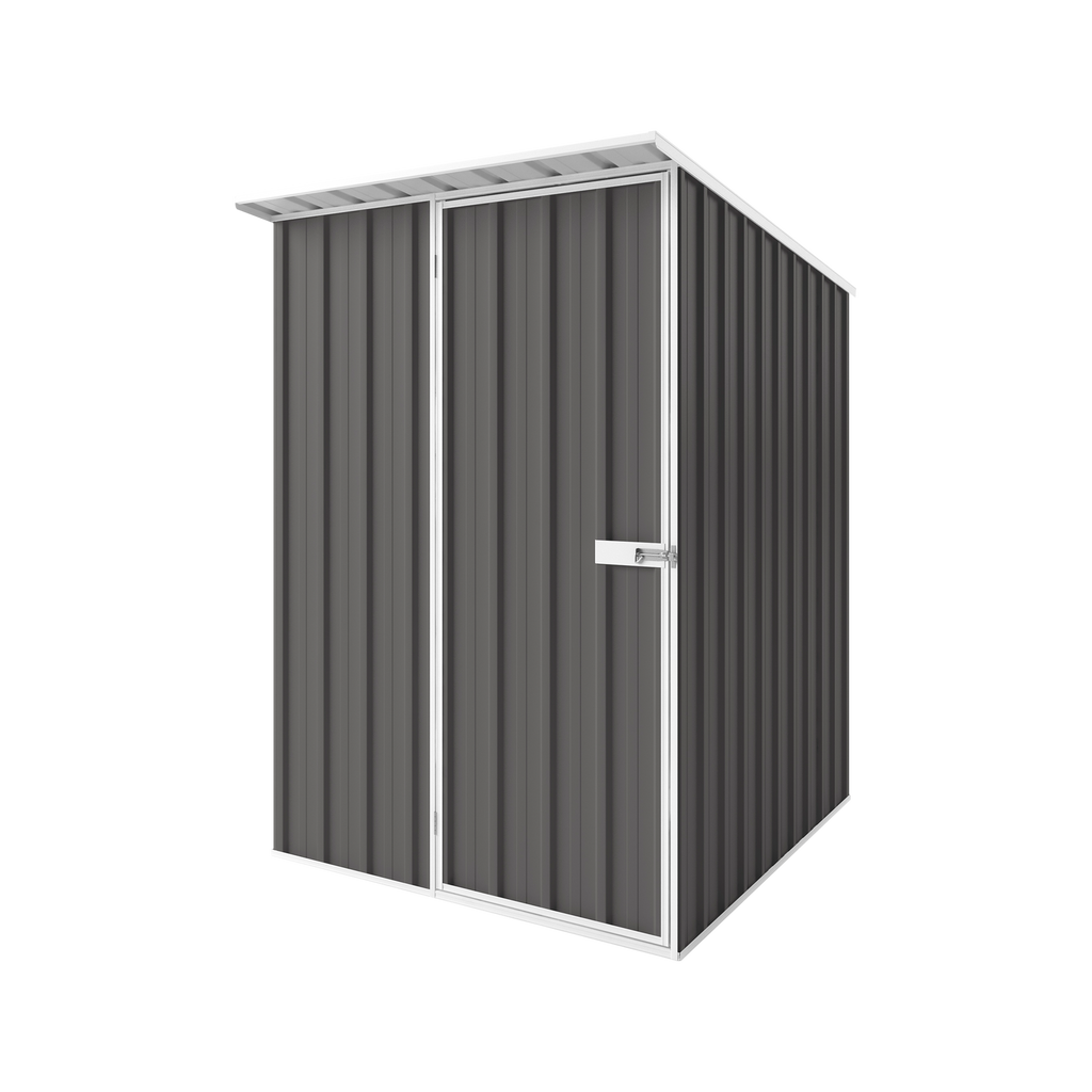 1.5m x 1.9m x 2.1m Skillion Roof Garden Shed