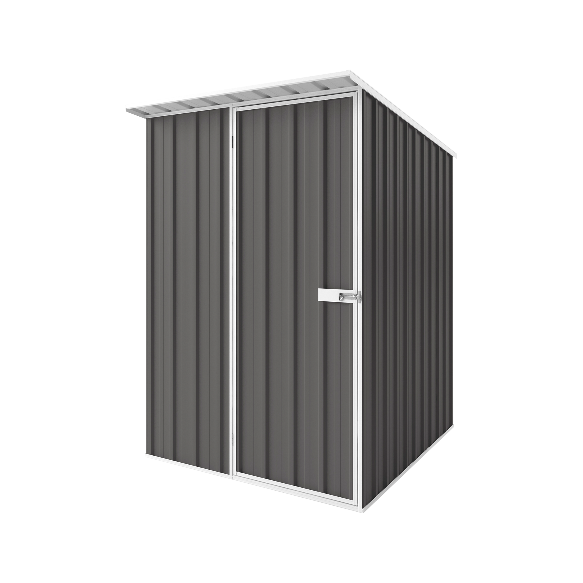 1.5m x 1.9m x 2.1m Skillion Roof Garden Shed