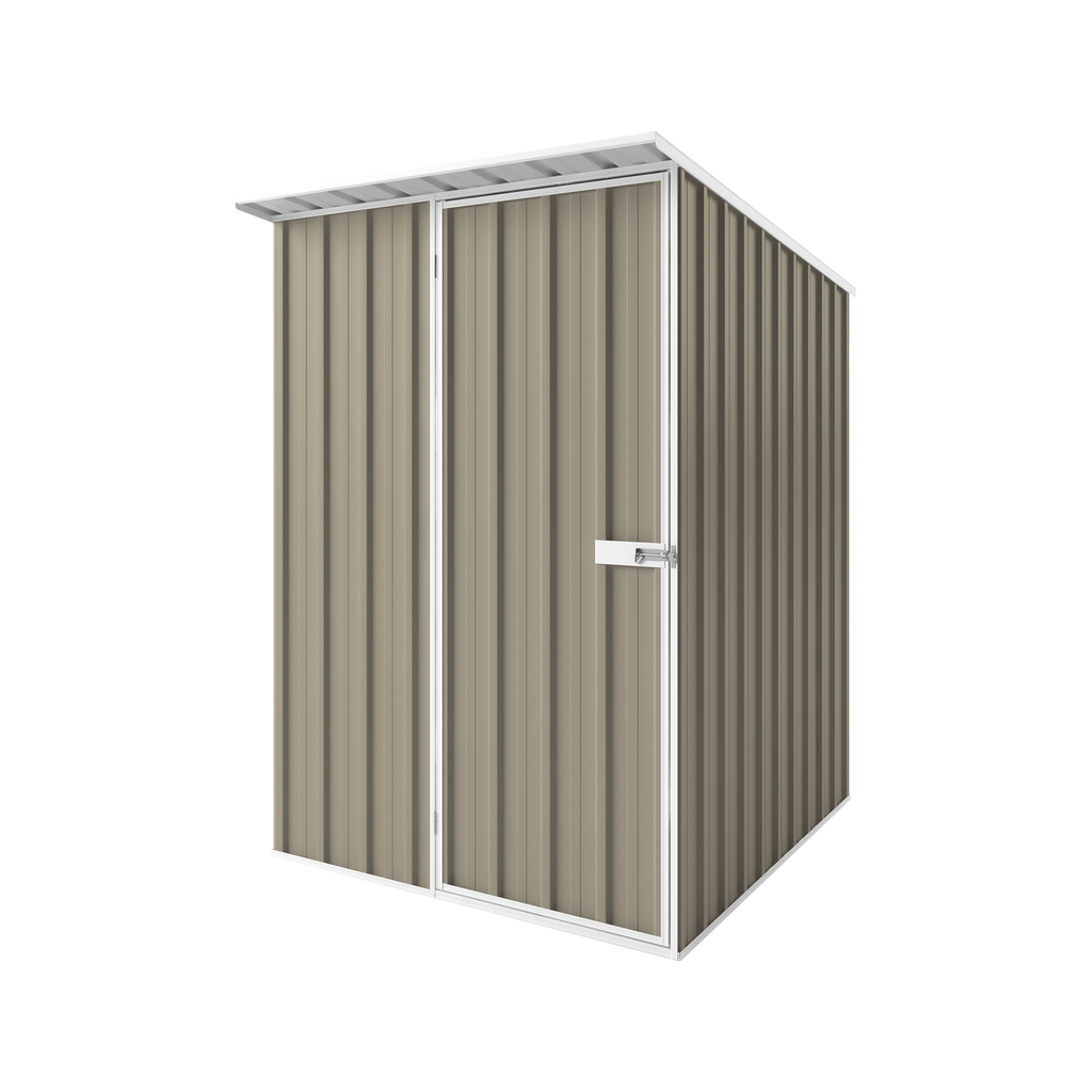 1.5m x 1.9m x 2.1m Skillion Roof Garden Shed