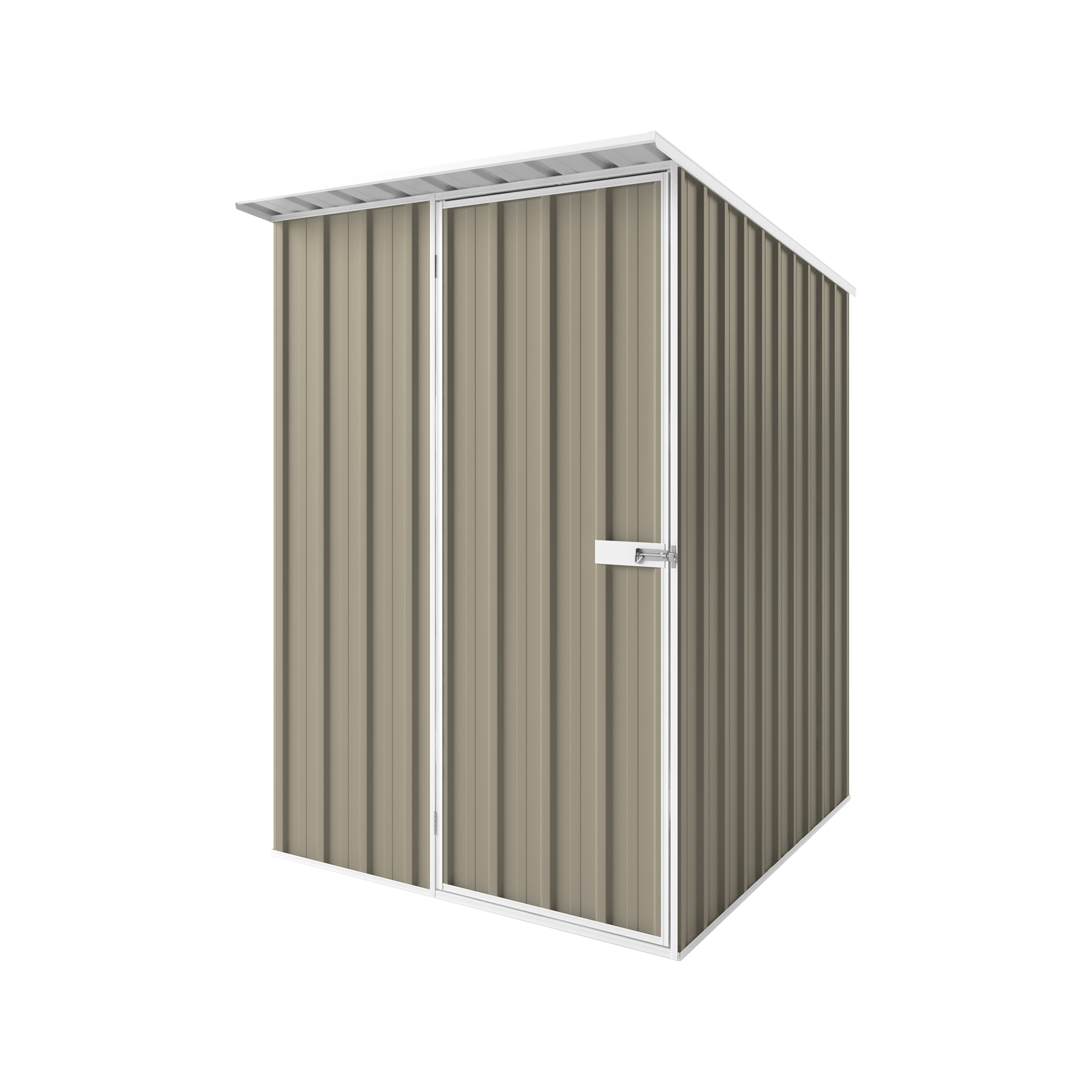 1.5m x 1.9m x 2.1m Skillion Roof Garden Shed