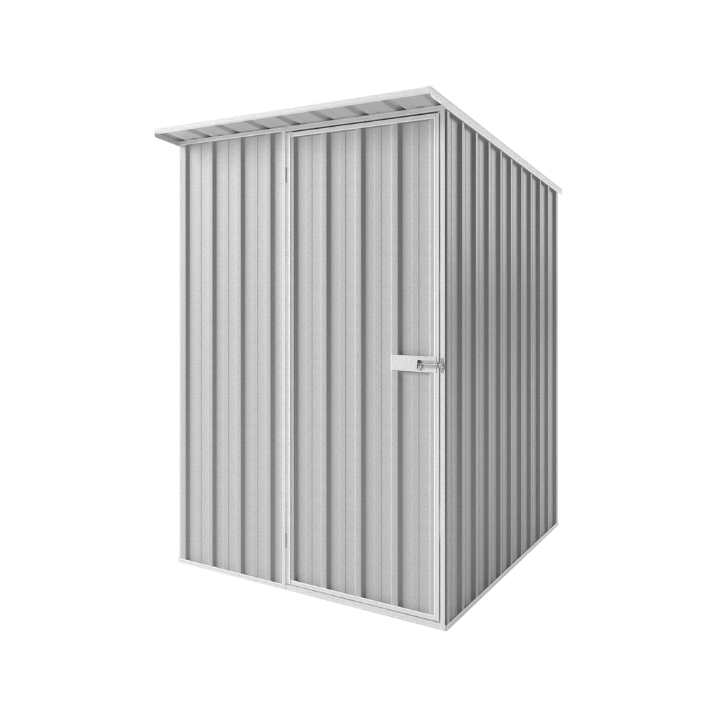 1.5m x 1.9m x 2.1m Skillion Roof Garden Shed