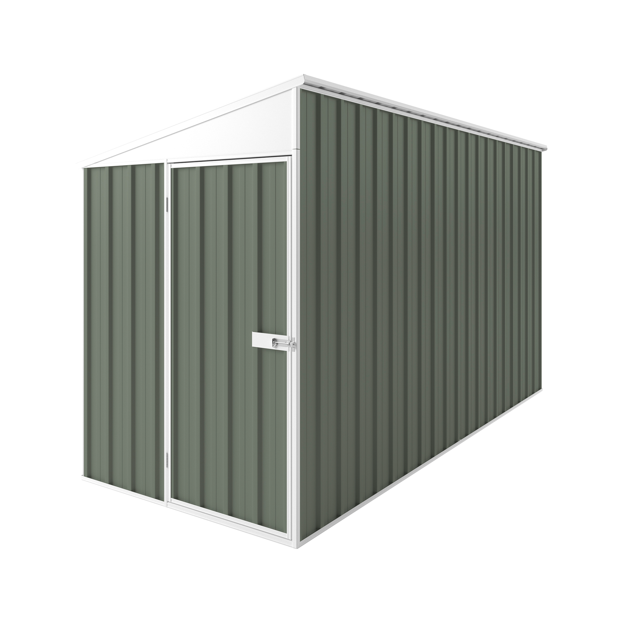 1.5m x 3.75m x 2.1m Skillion Roof Garden Shed