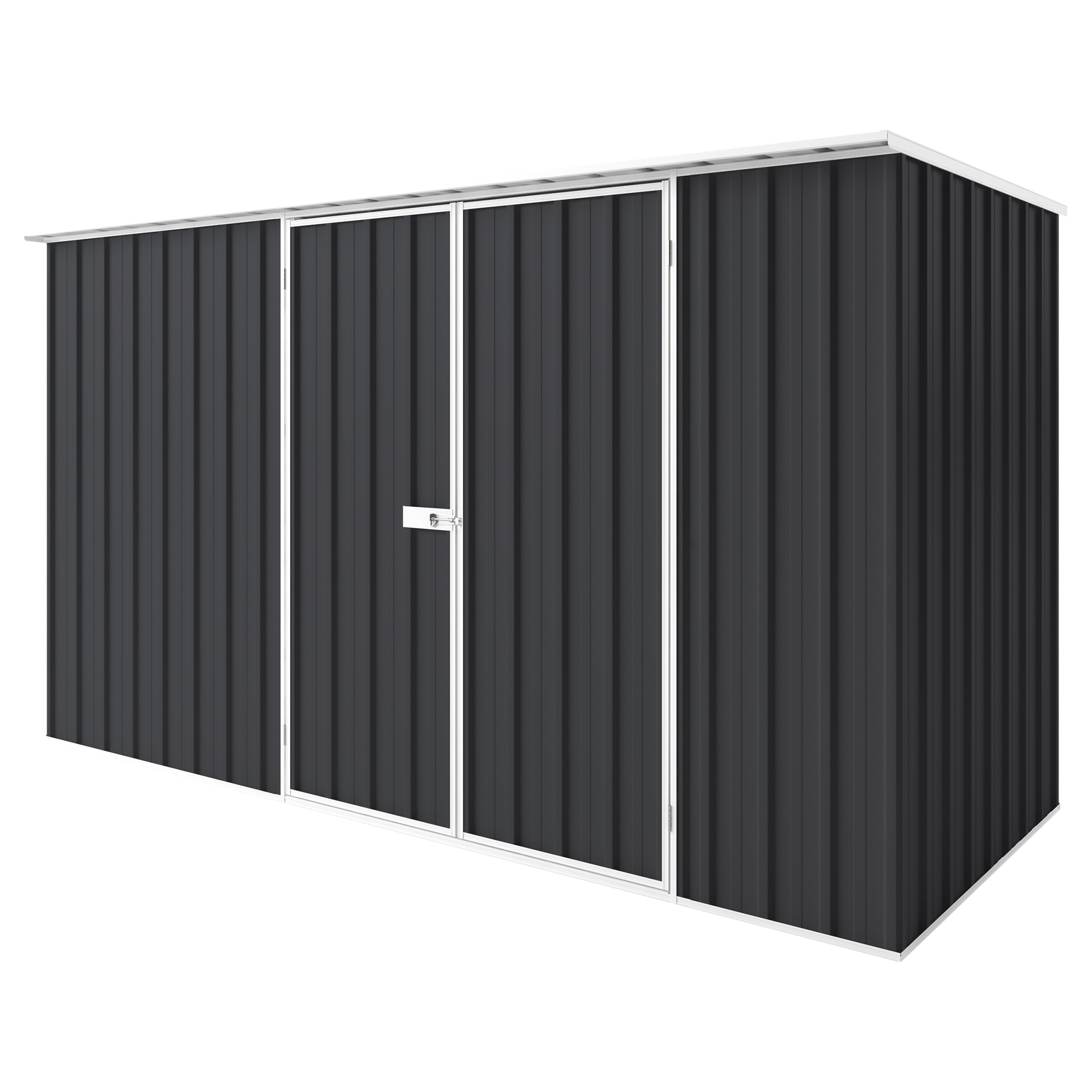 3.75m x 1.5m Flat Roof Garden Shed