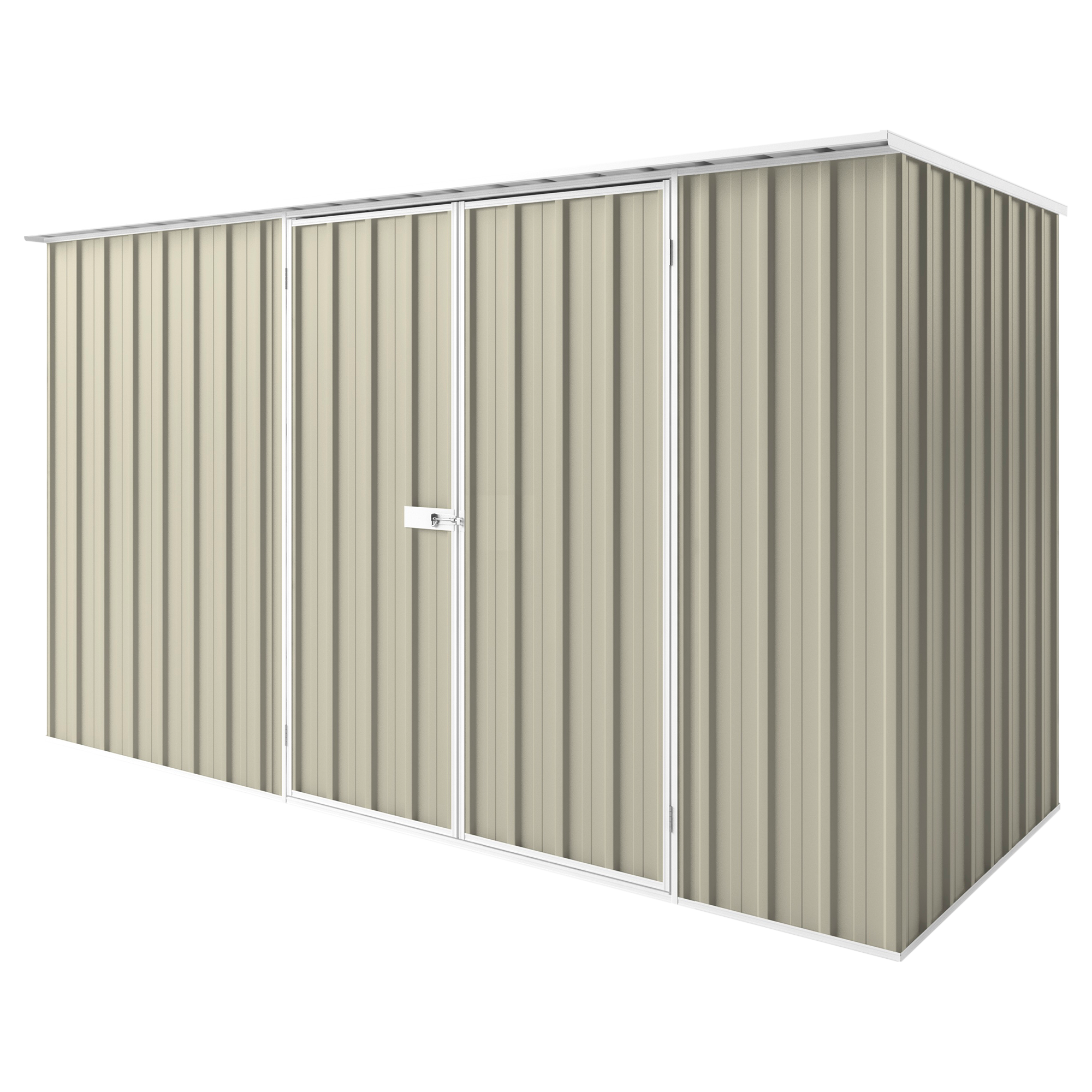3.75m x 1.5m Flat Roof Garden Shed