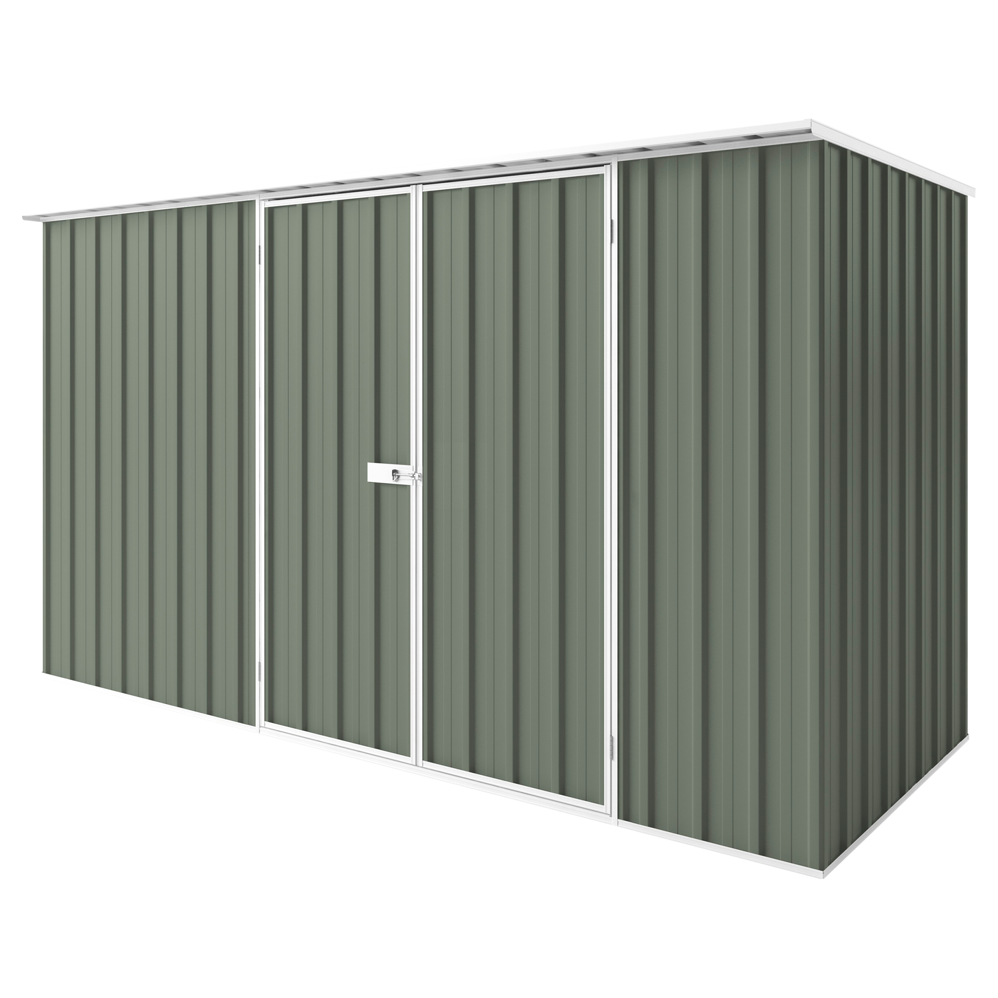 3.75m x 1.5m Flat Roof Garden Shed