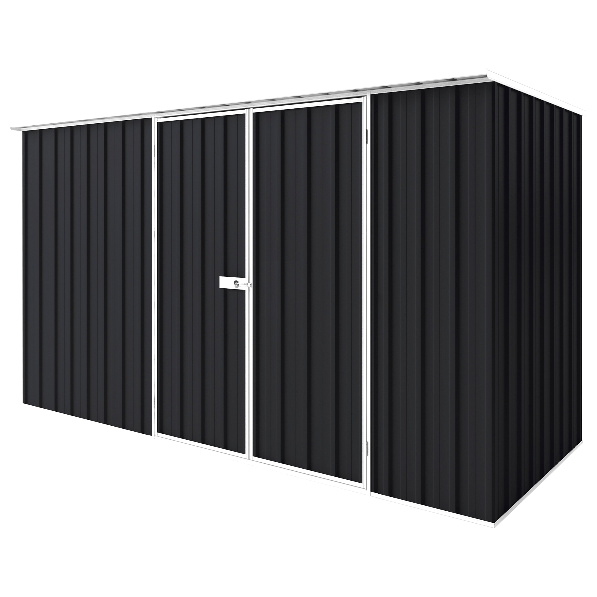 3.75m x 1.5m Flat Roof Garden Shed