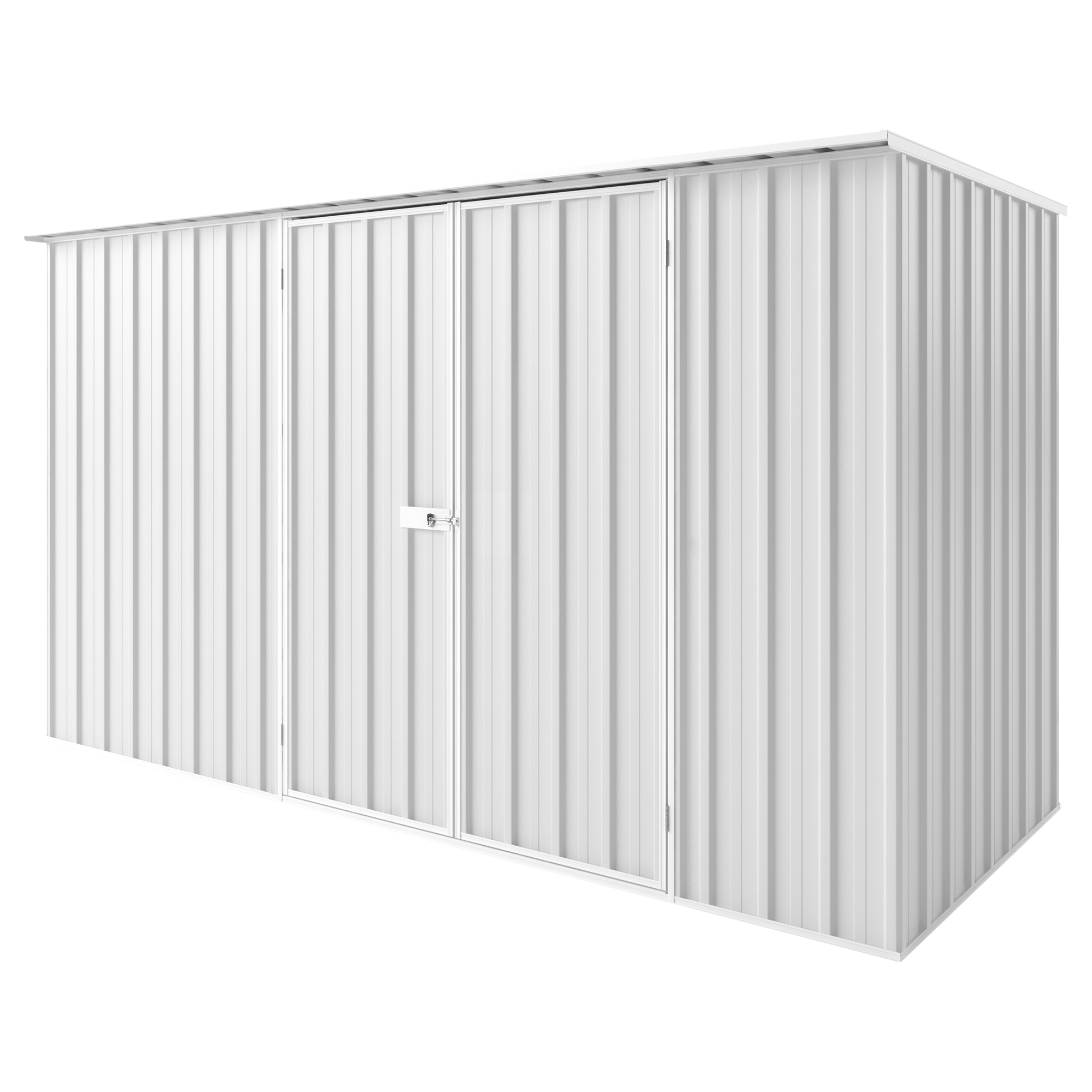 3.75m x 1.5m Flat Roof Garden Shed