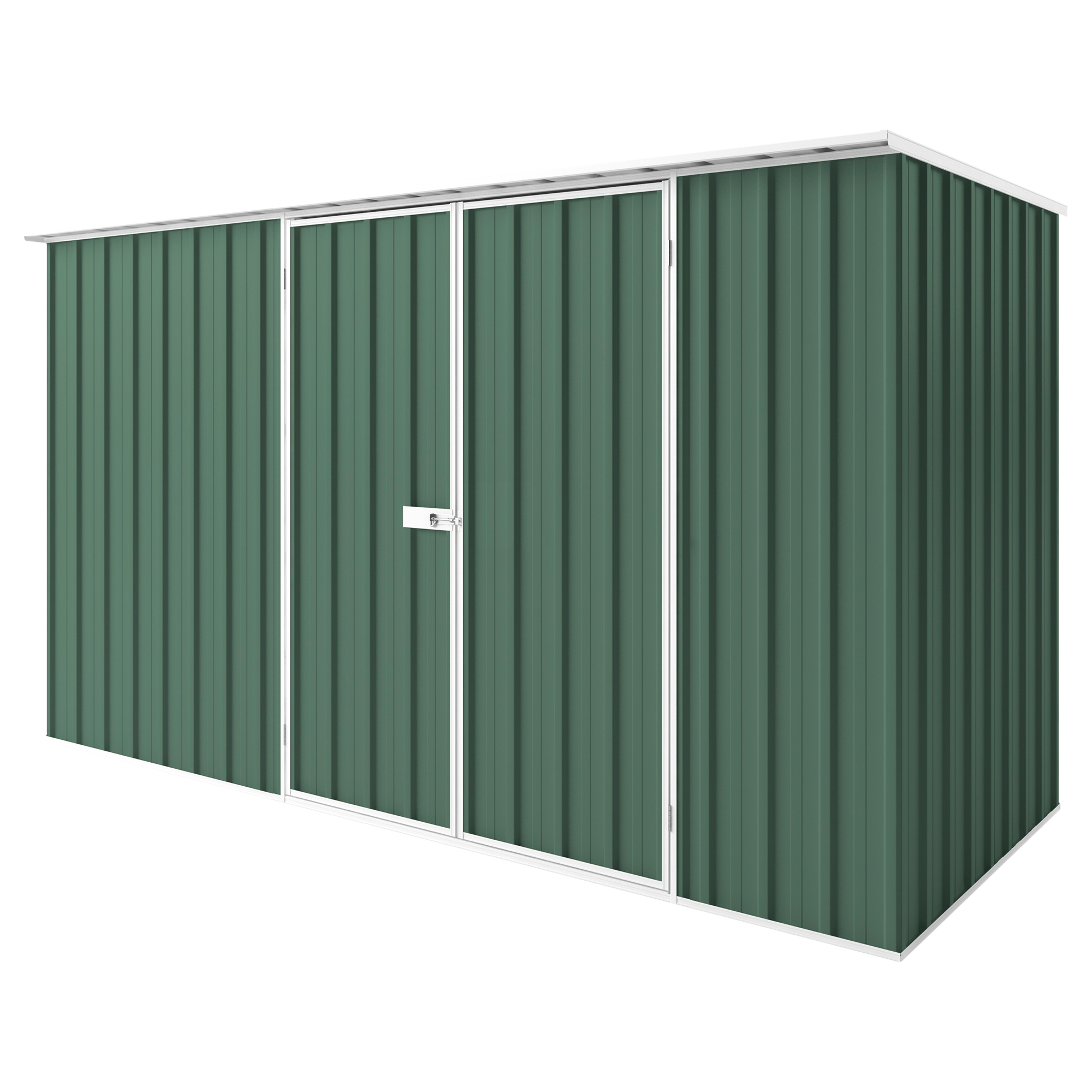 3.75m x 1.5m Flat Roof Garden Shed