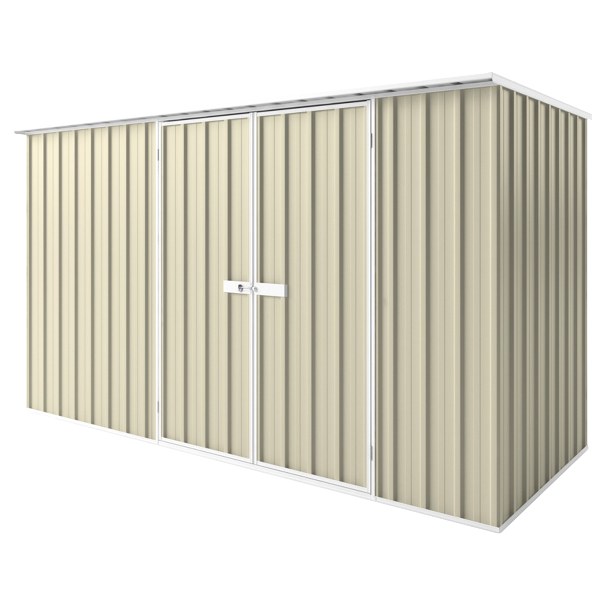 3.75m x 1.5m Flat Roof Garden Shed