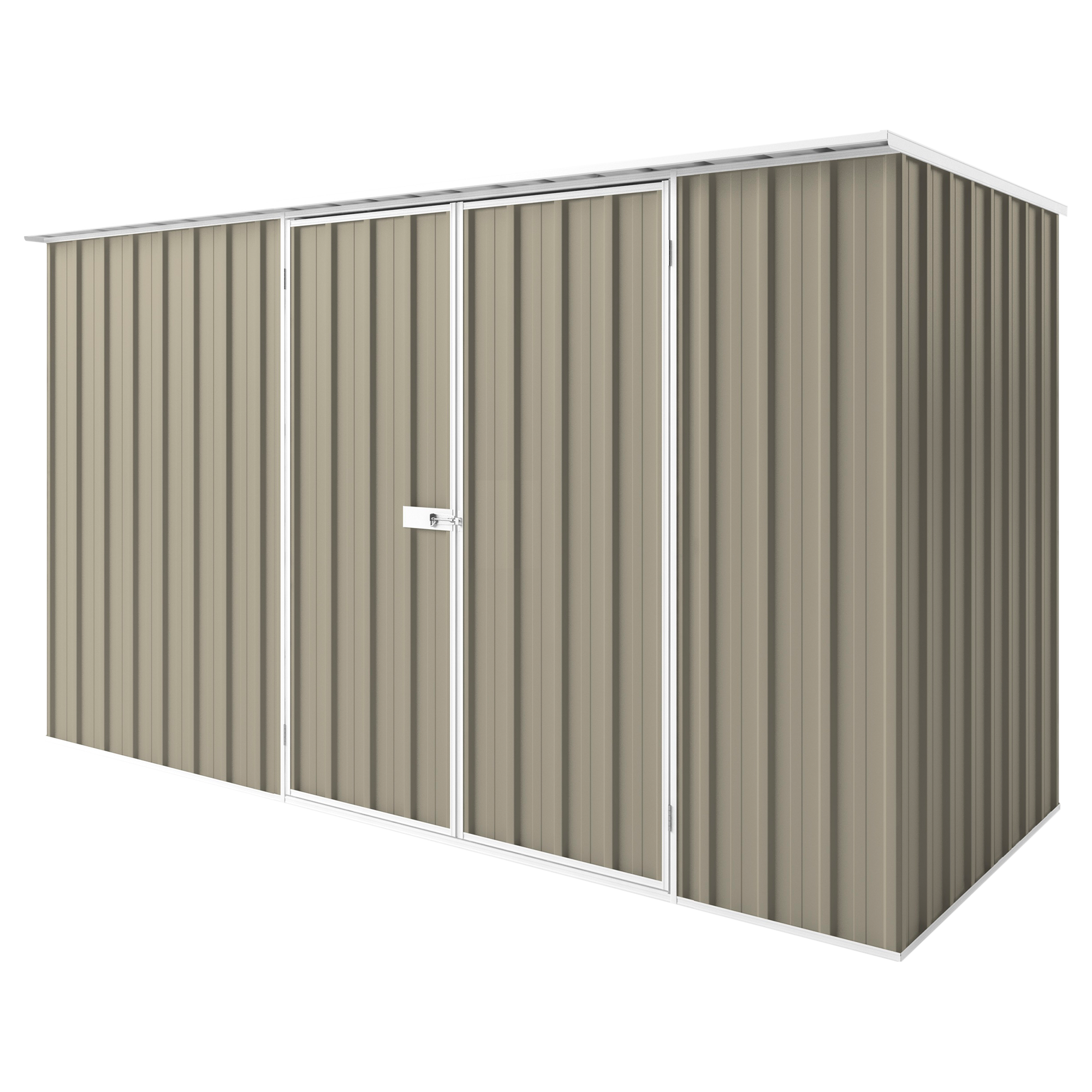 3.75m x 1.5m Flat Roof Garden Shed