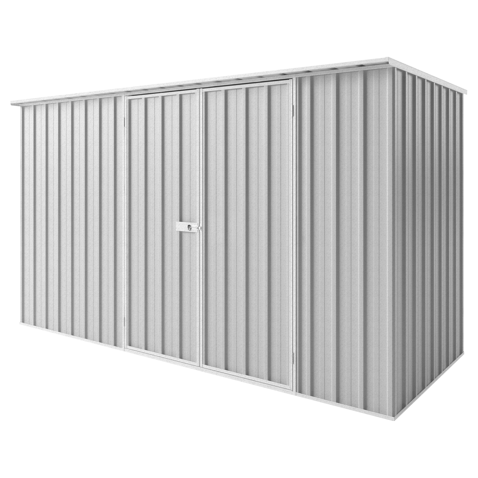 3.75m x 1.5m Flat Roof Garden Shed