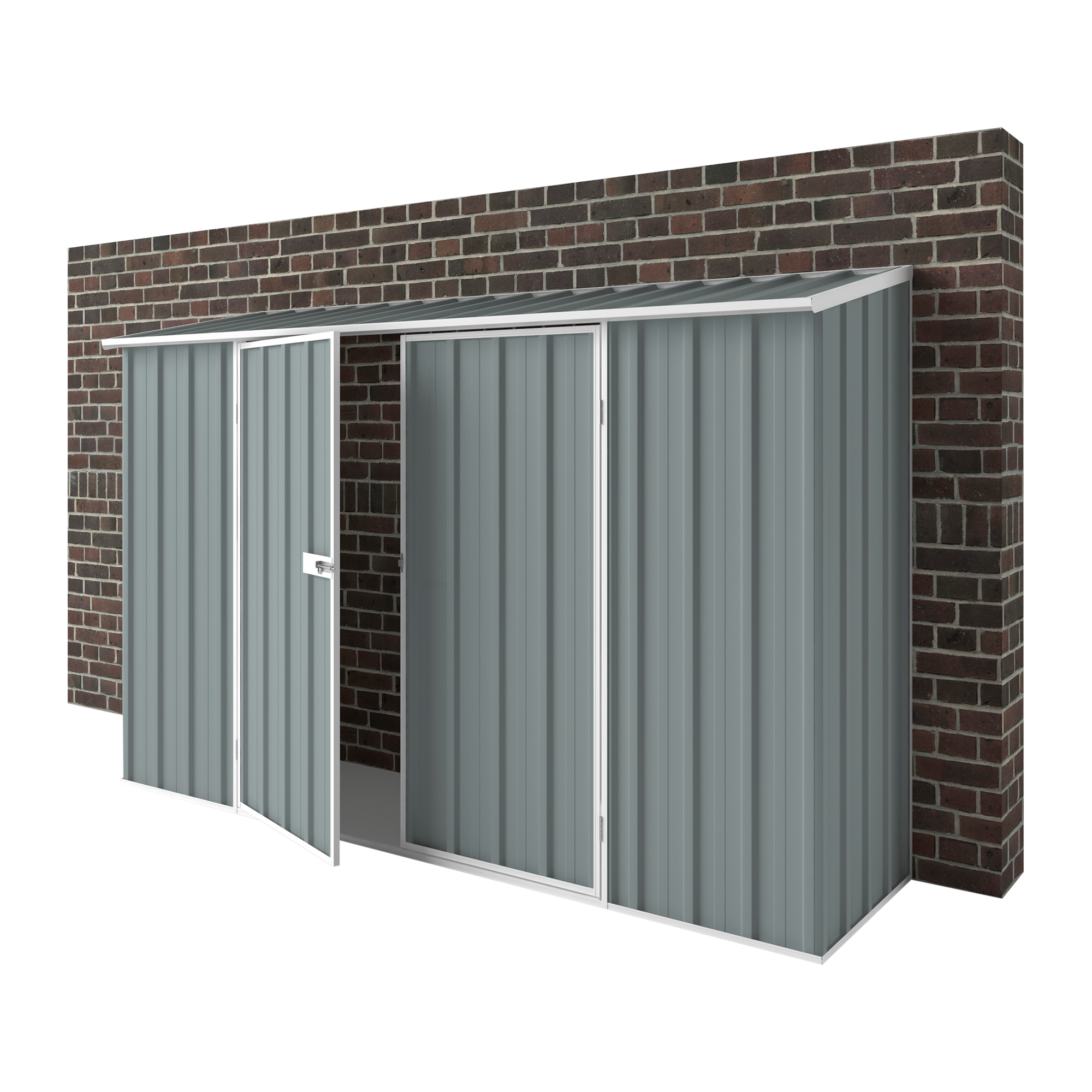 3m x 0.78m Off The Wall Garden Shed