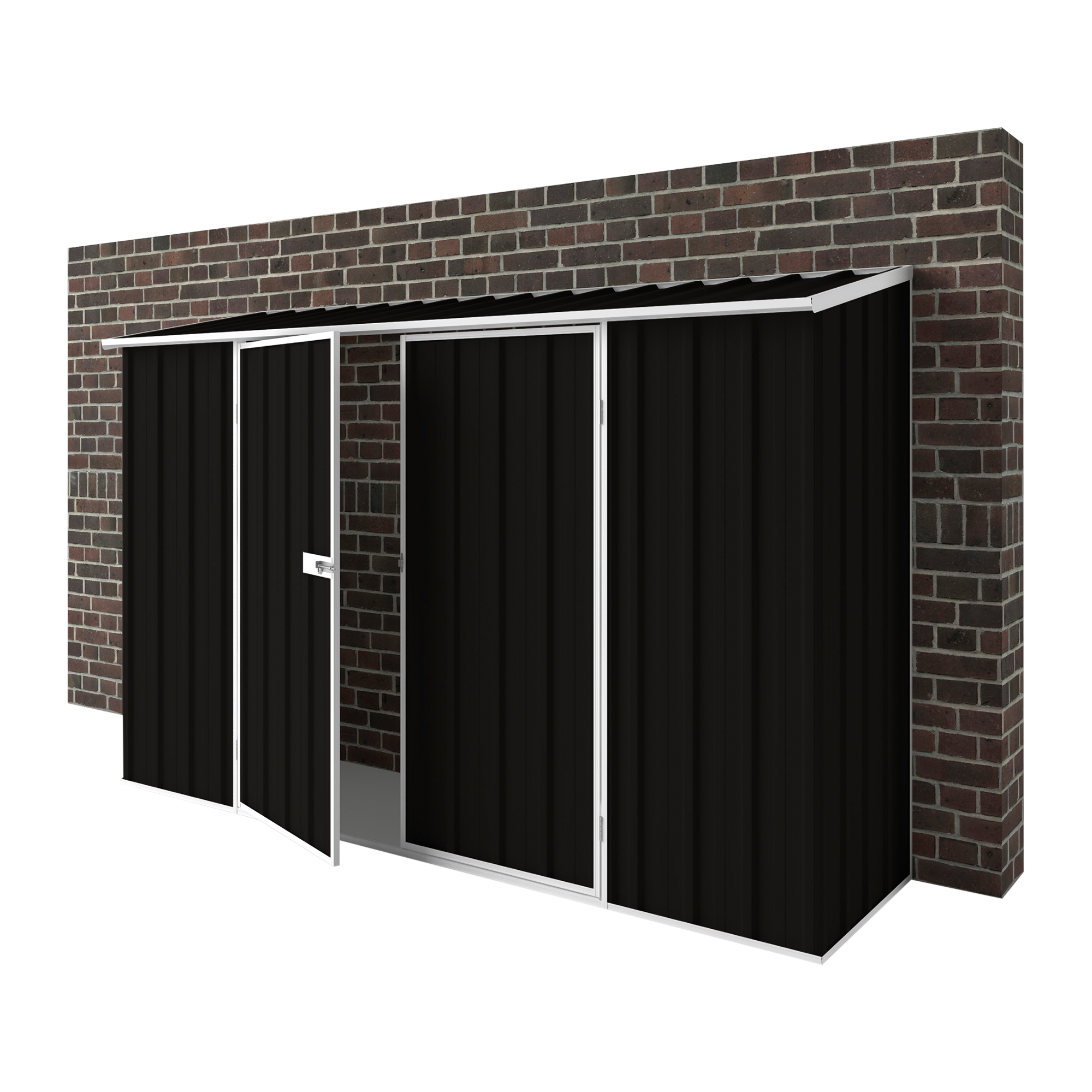 3m x 0.78m Off The Wall Garden Shed