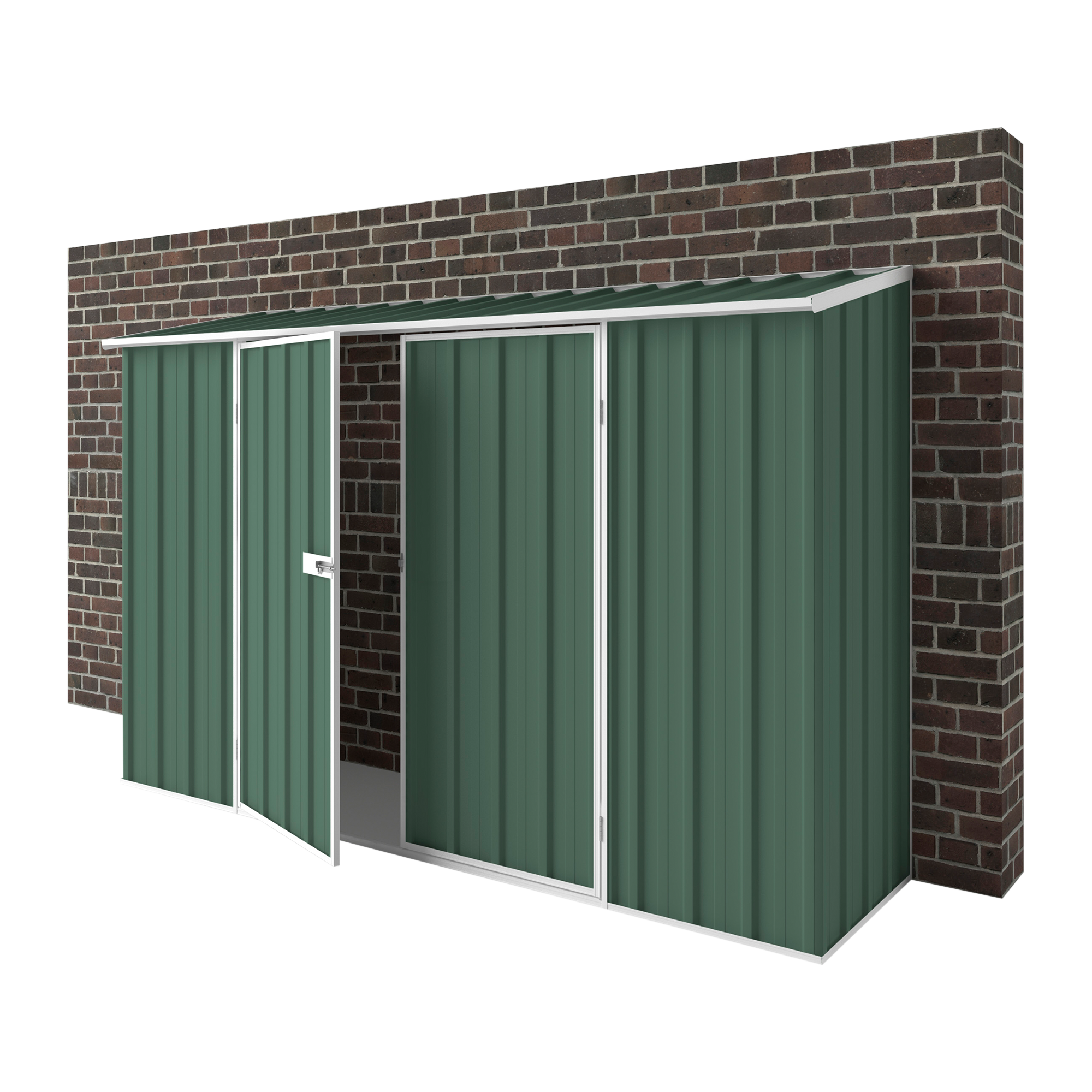3m x 0.78m Off The Wall Garden Shed