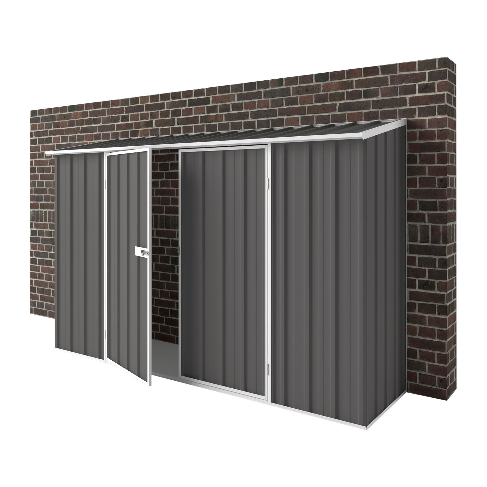 3m x 0.78m Off The Wall Garden Shed