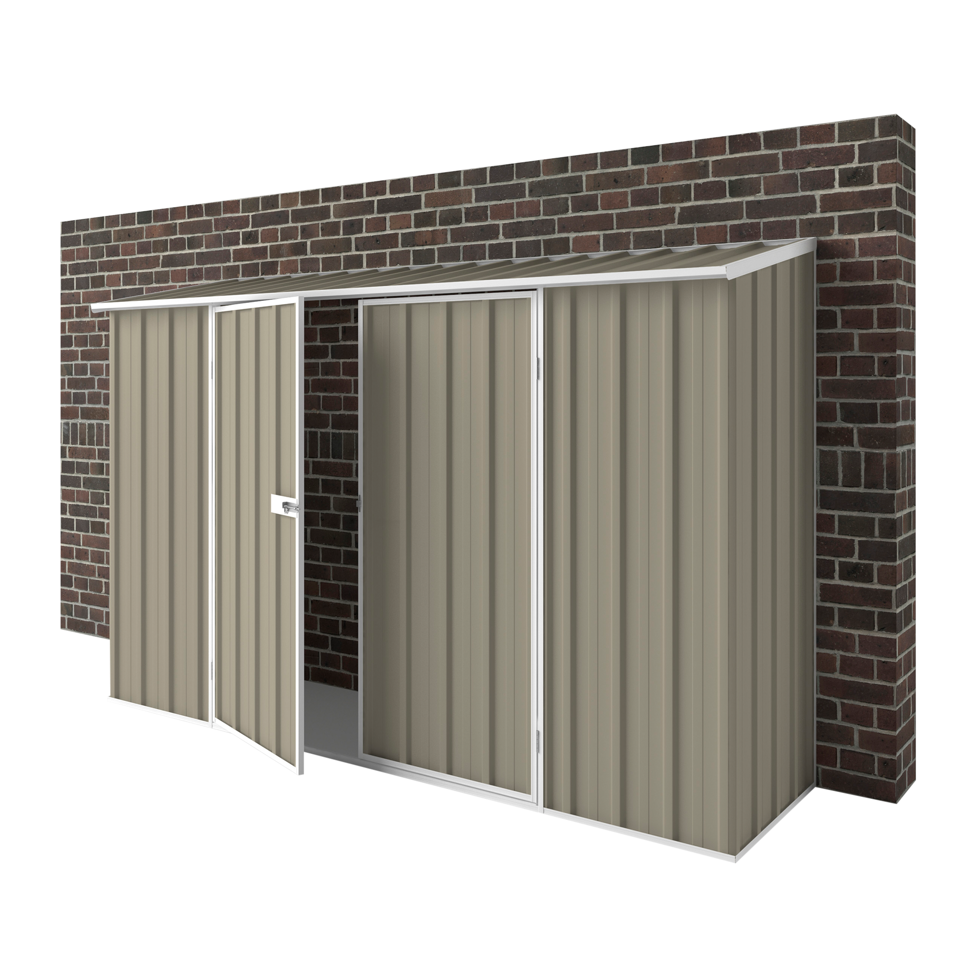 3m x 0.78m Off The Wall Garden Shed