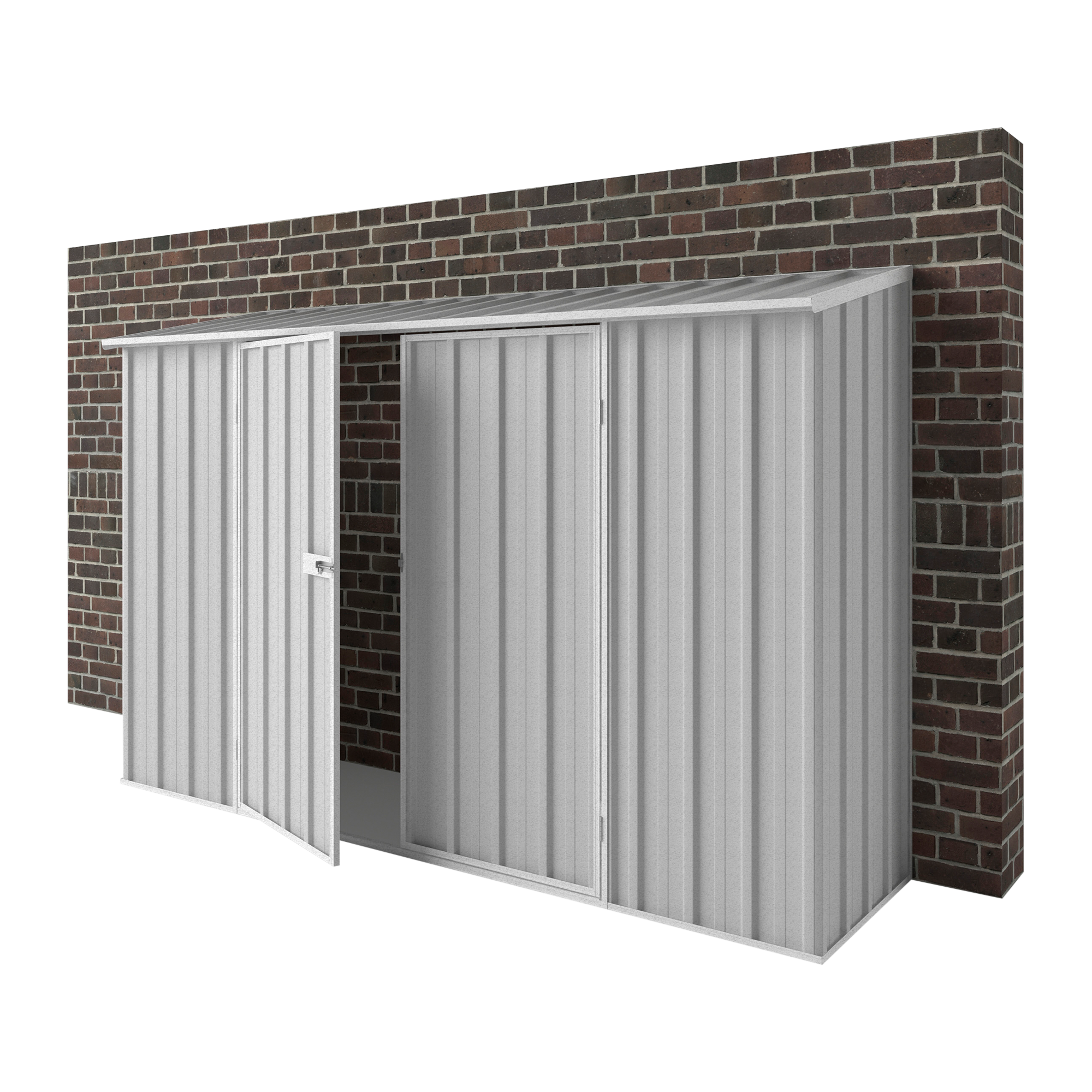 3m x 0.78m Off The Wall Garden Shed