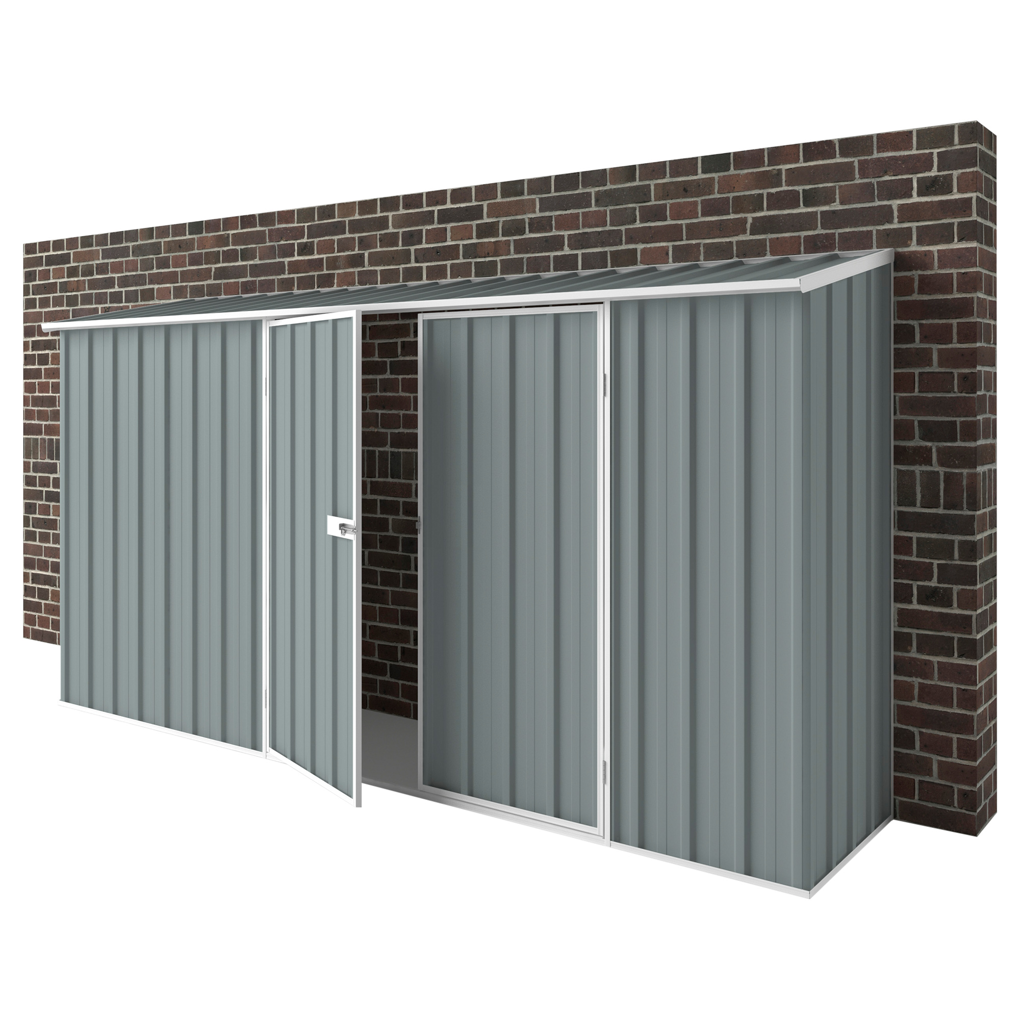 3.75m x 0.78m Off The Wall Garden Shed