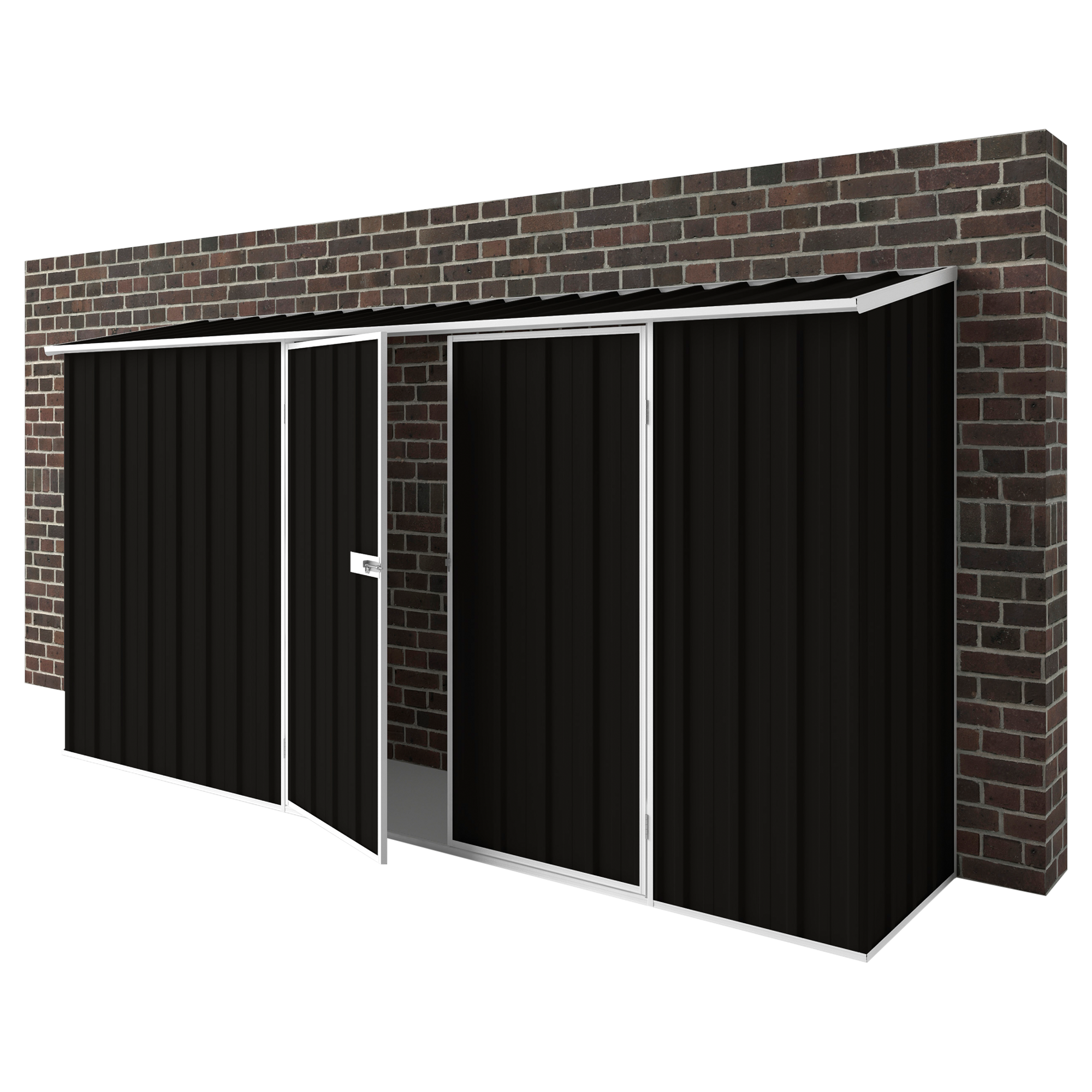 3.75m x 0.78m Off The Wall Garden Shed