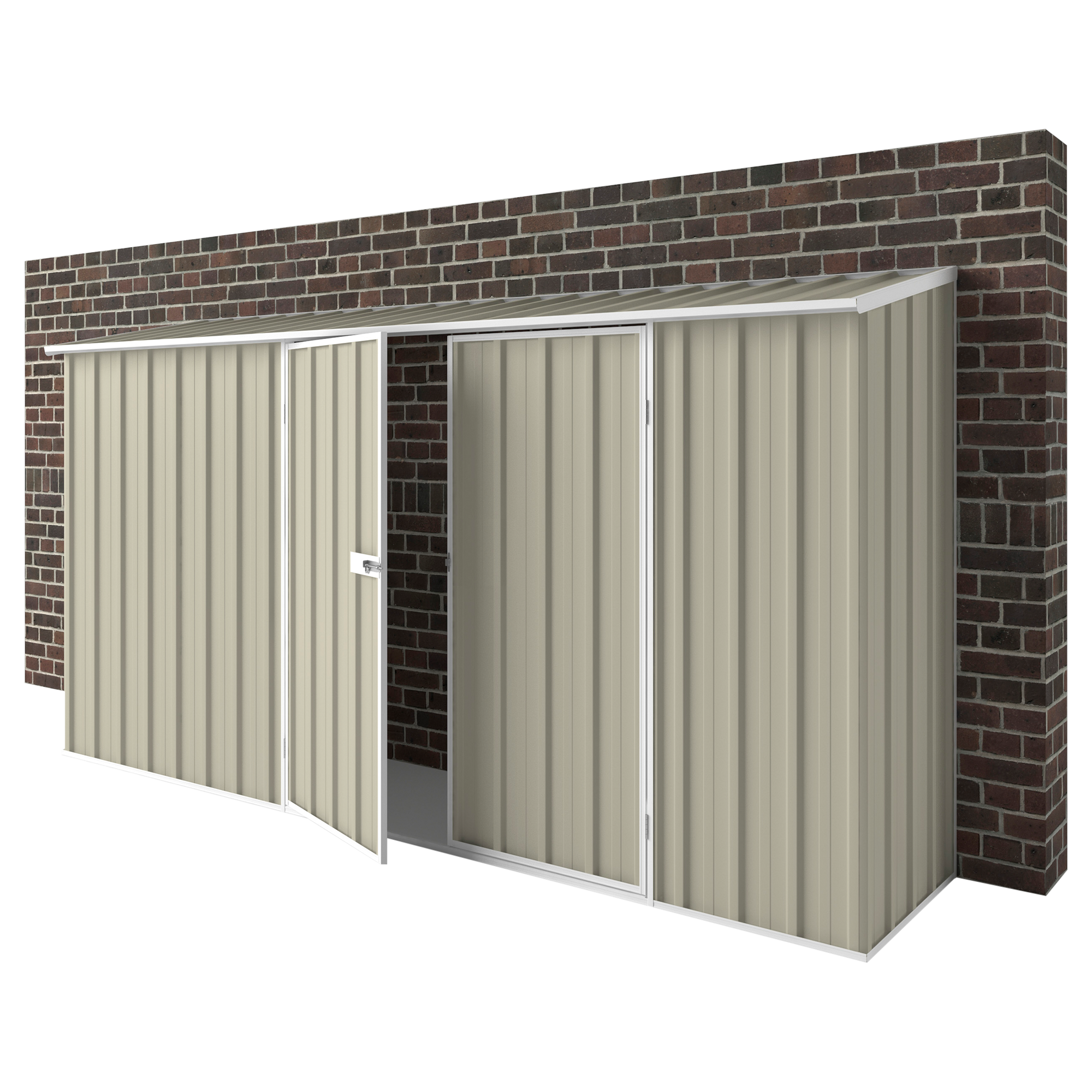 3.75m x 0.78m Off The Wall Garden Shed