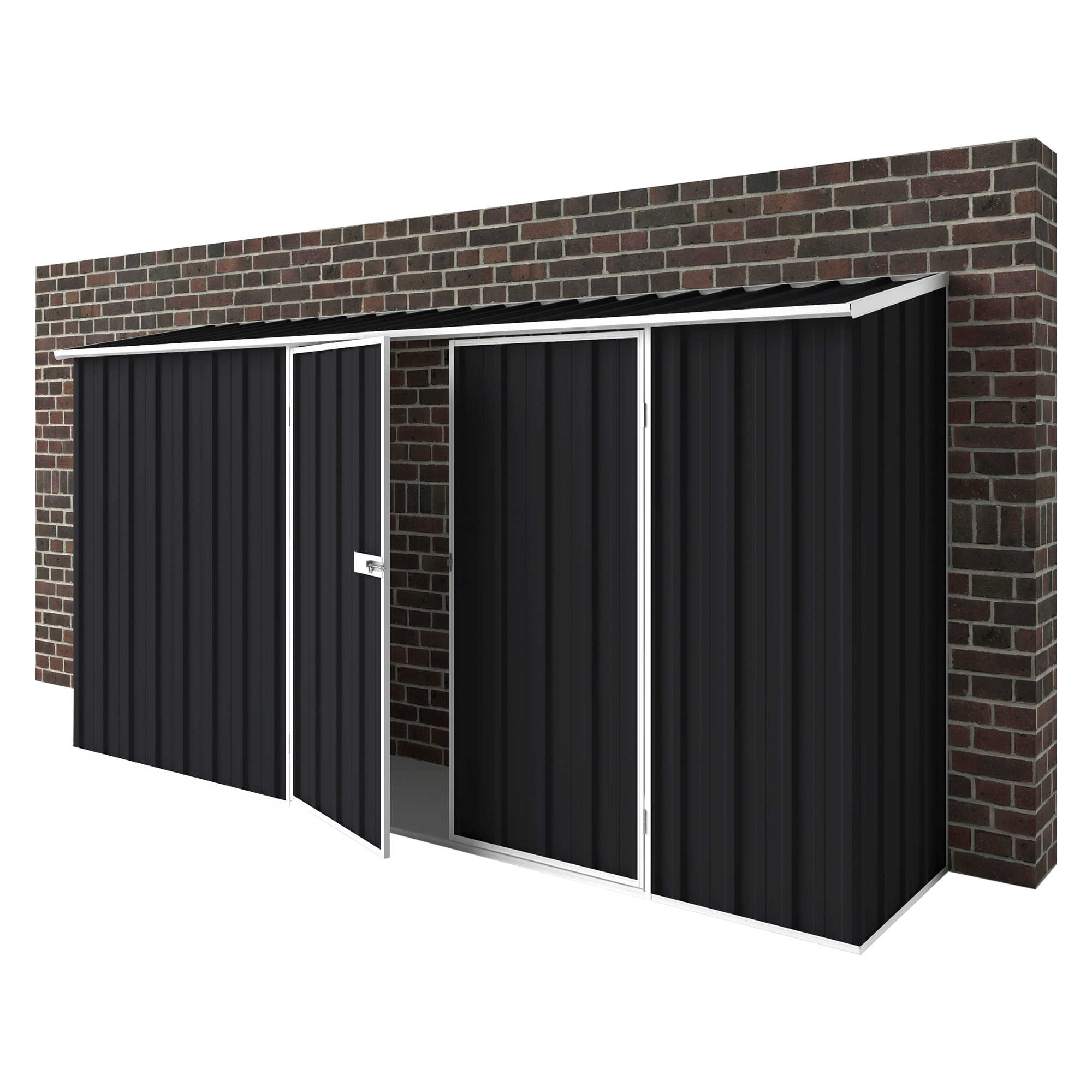 3.75m x 0.78m Off The Wall Garden Shed