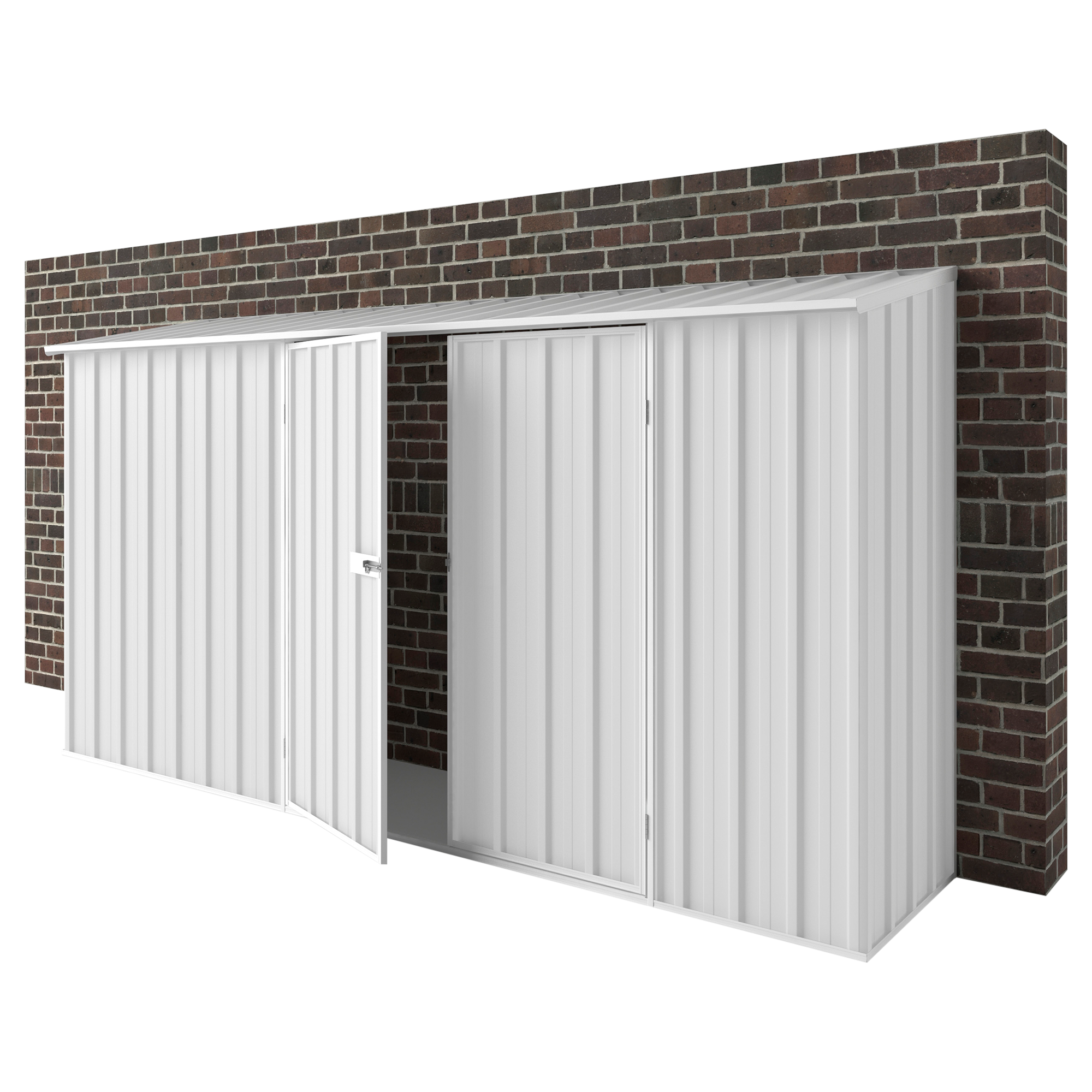 3.75m x 0.78m Off The Wall Garden Shed