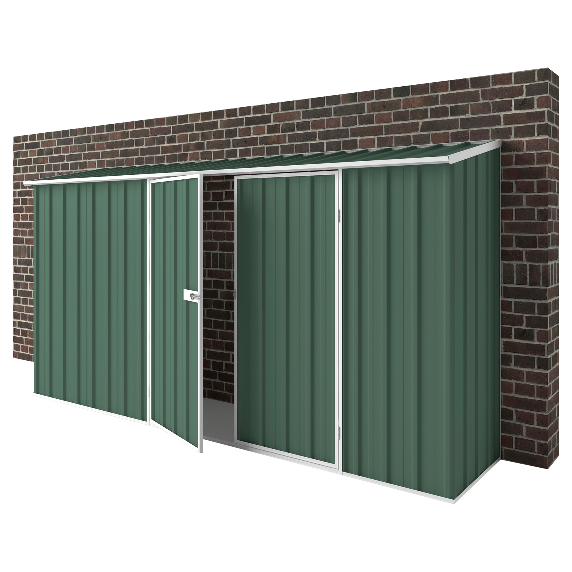 3.75m x 0.78m Off The Wall Garden Shed