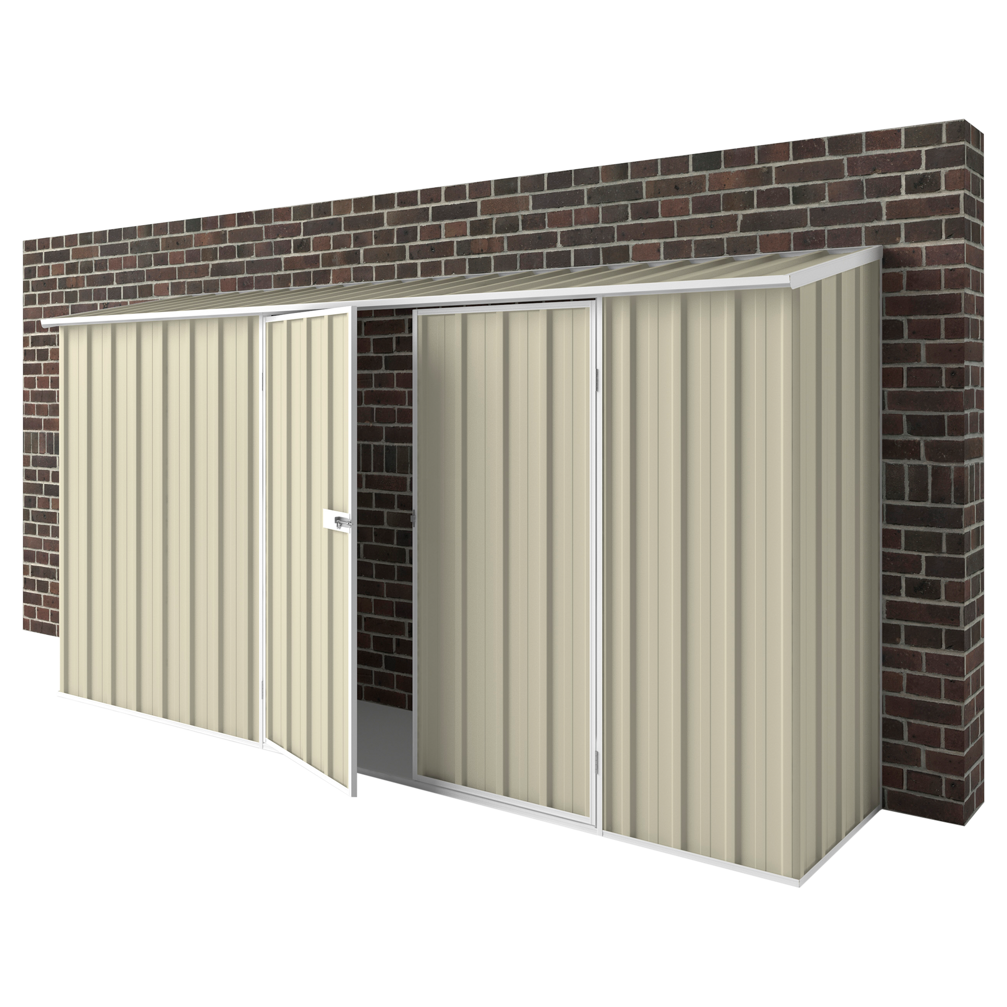 3.75m x 0.78m Off The Wall Garden Shed