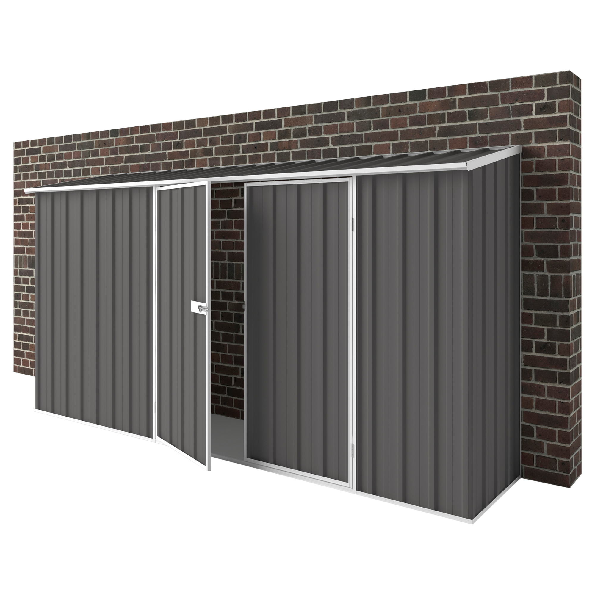 3.75m x 0.78m Off The Wall Garden Shed
