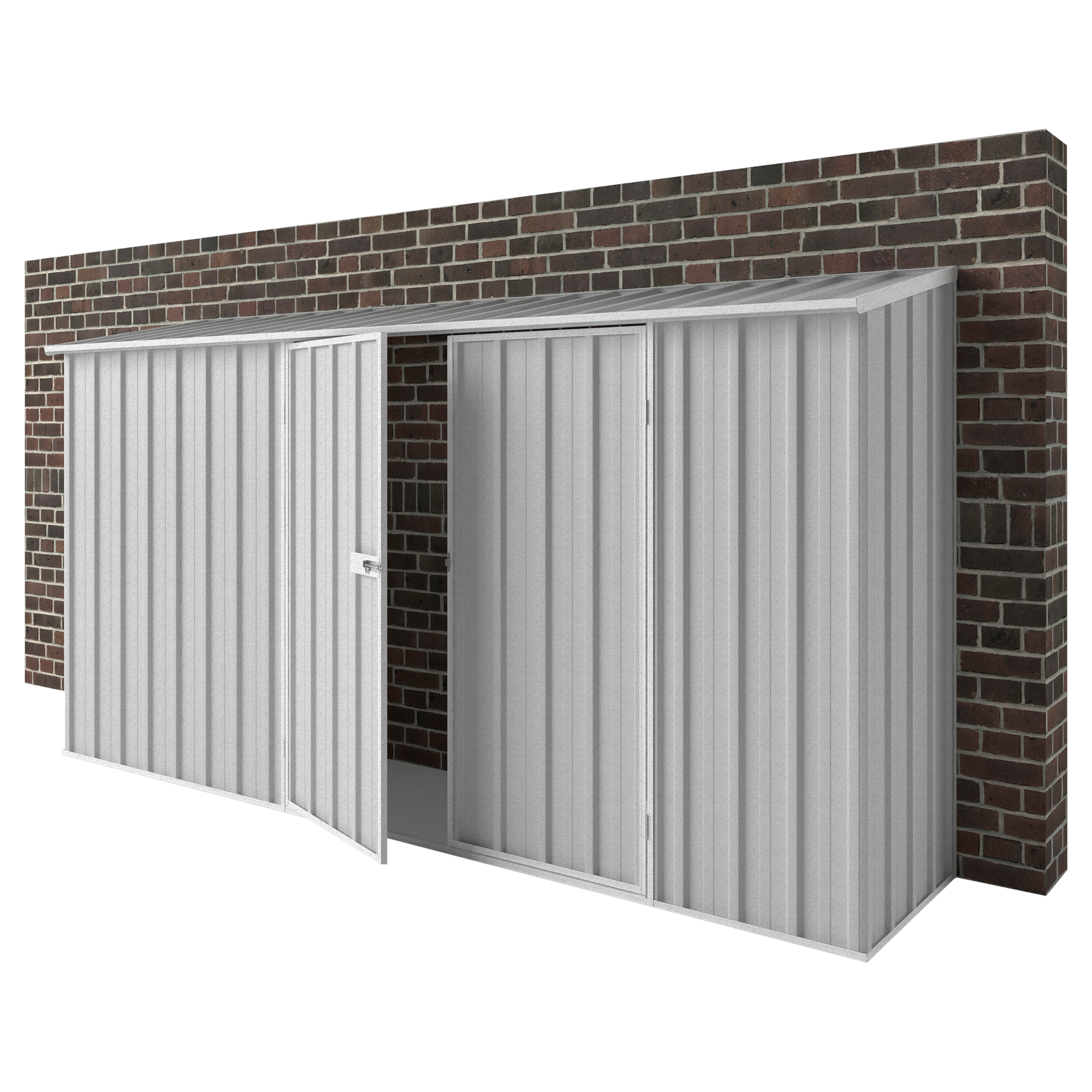 3.75m x 0.78m Off The Wall Garden Shed